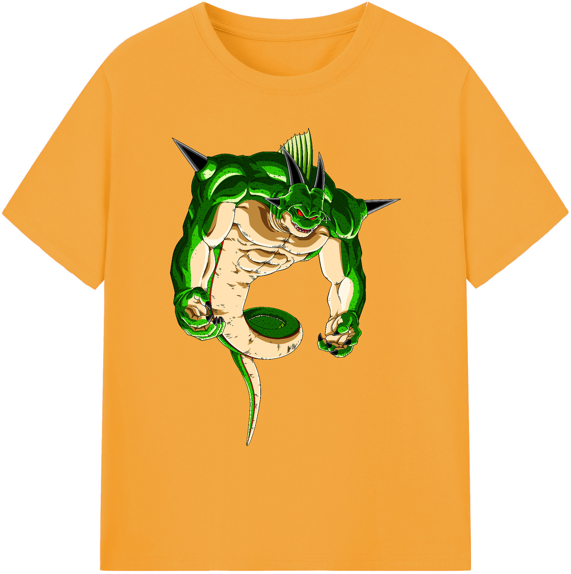 （画像用） ドラゴンボール 神龍 シェンロン DRAGON BALL Shenron 綿100％ メンズ半袖Tシャツ｜肌触りやわらか＆通気性