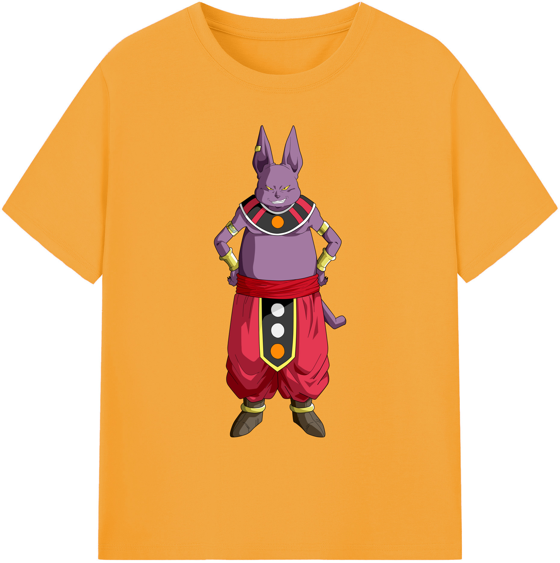 ドラゴンボール シャンパ DRAGON BALL Champa 綿100％ メンズ半袖Tシャツ｜肌触りやわらか＆通気性