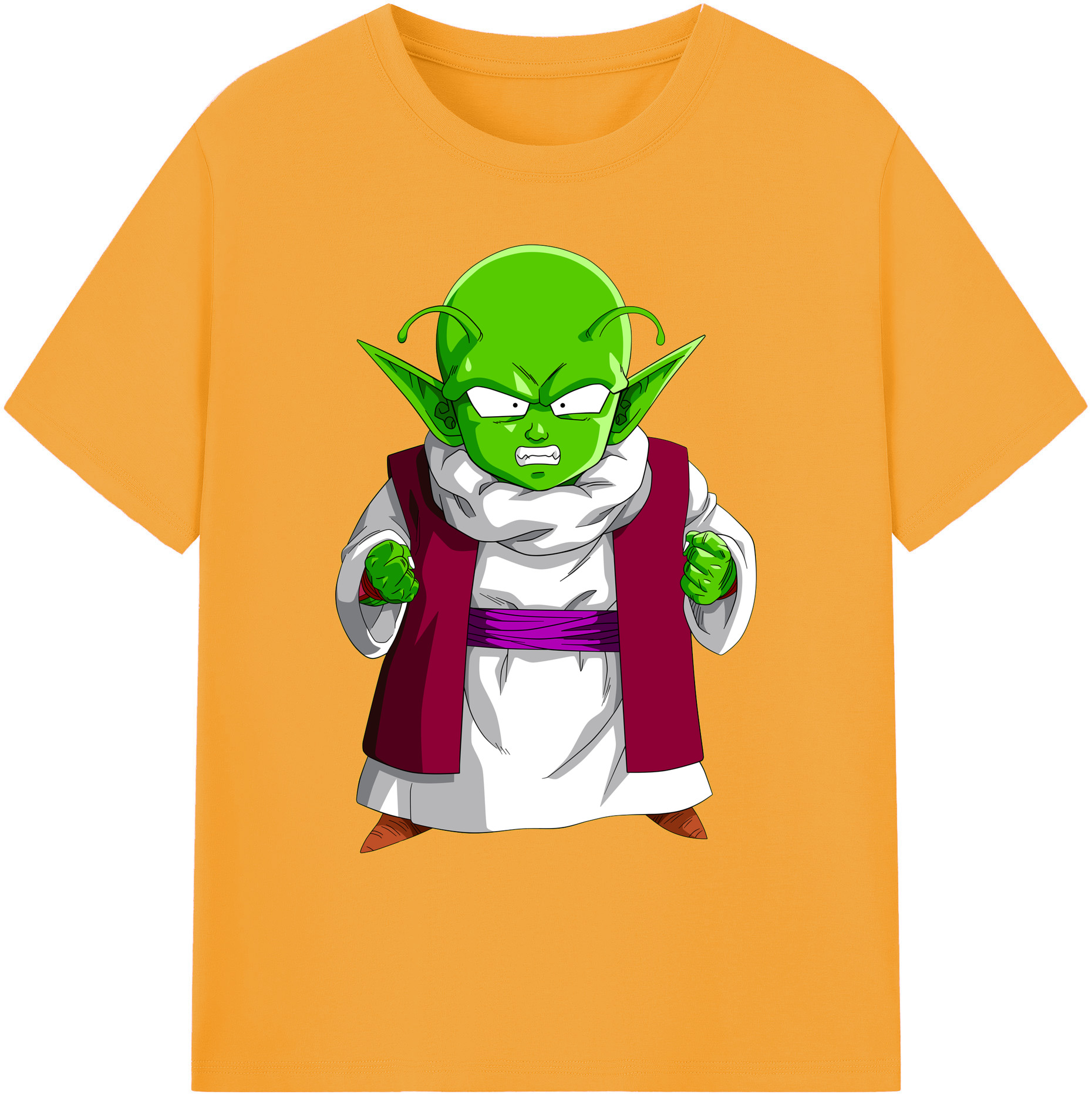 （画像用） ドラゴンボール ピッコロ DRAGON BALL Piccolo 綿100％ メンズ半袖Tシャツ｜肌触りやわらか＆通気性