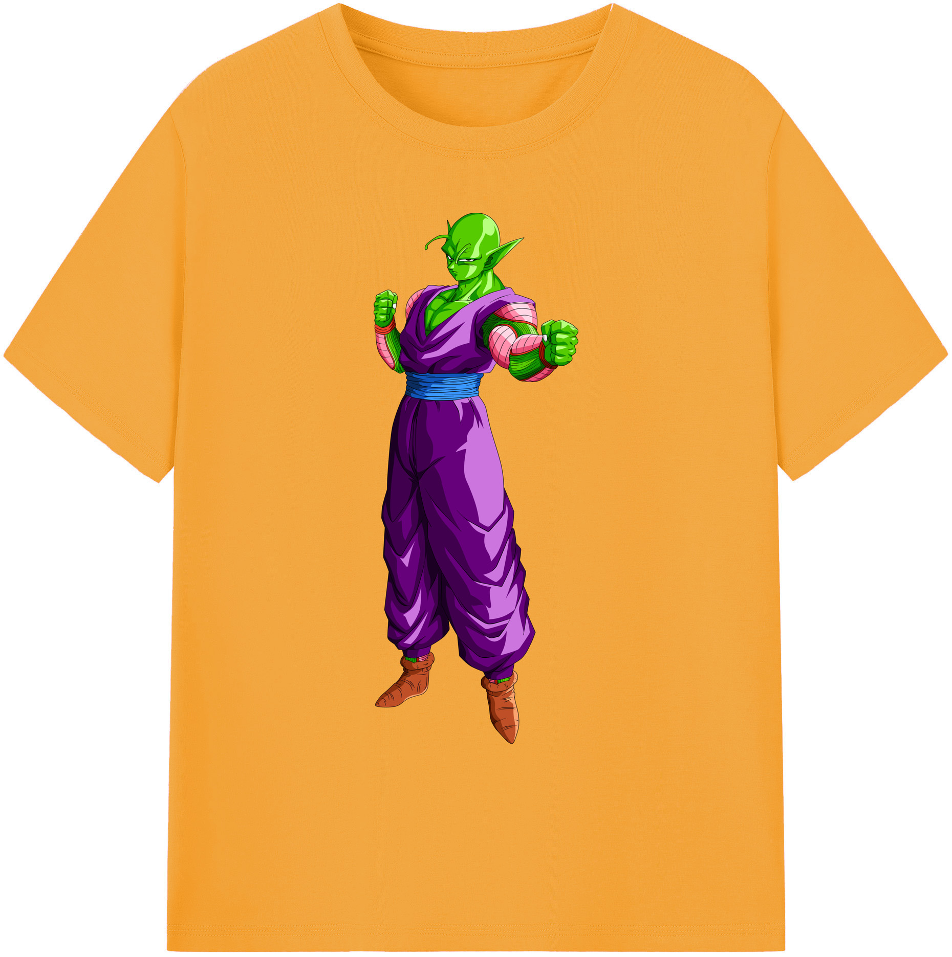 （画像用） ドラゴンボール ピッコロ DRAGON BALL Piccolo 綿100％ メンズ半袖Tシャツ｜肌触りやわらか＆通気性