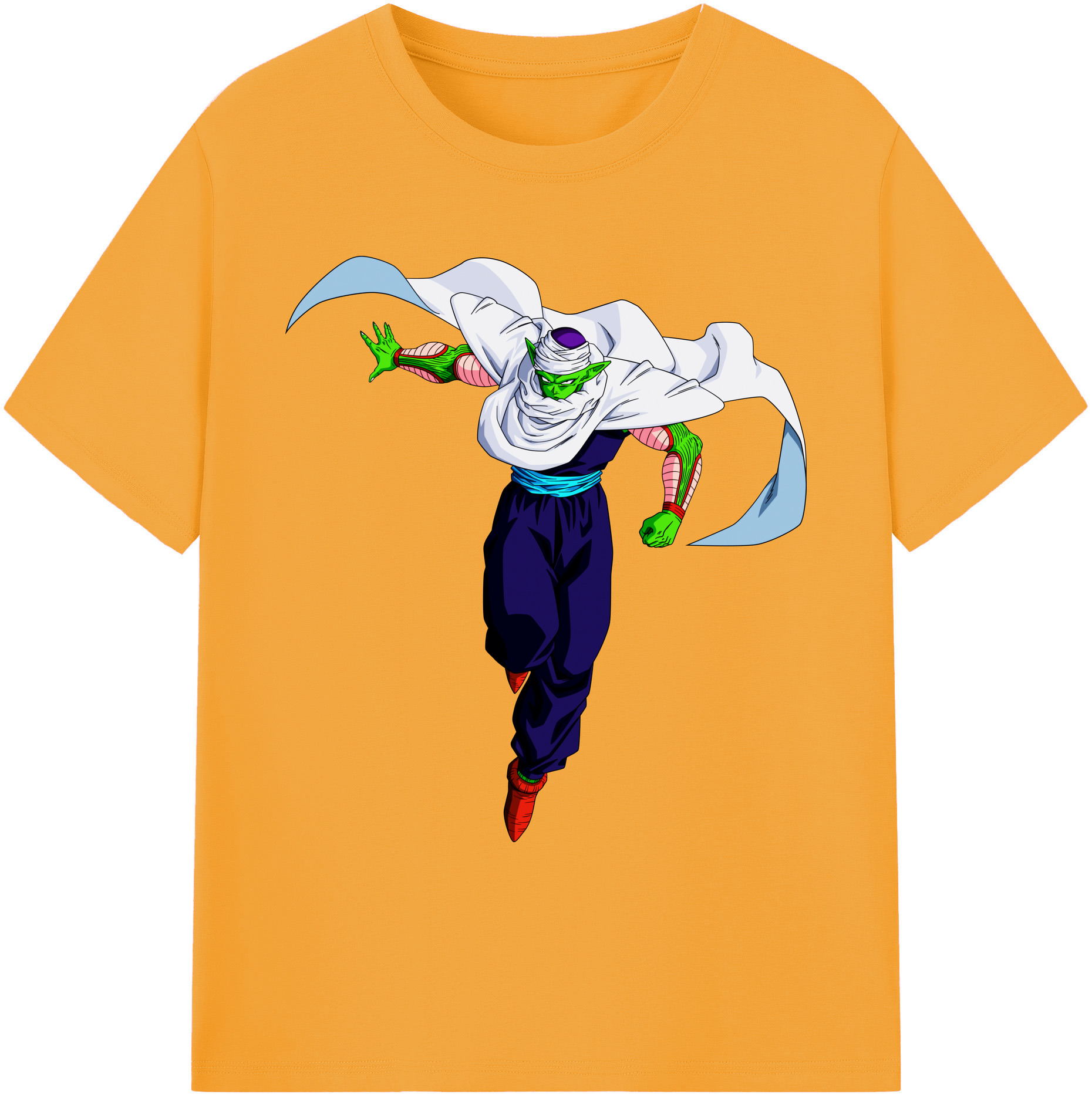 （画像用） ドラゴンボール ピッコロ DRAGON BALL Piccolo 綿100％ メンズ半袖Tシャツ｜肌触りやわらか＆通気性