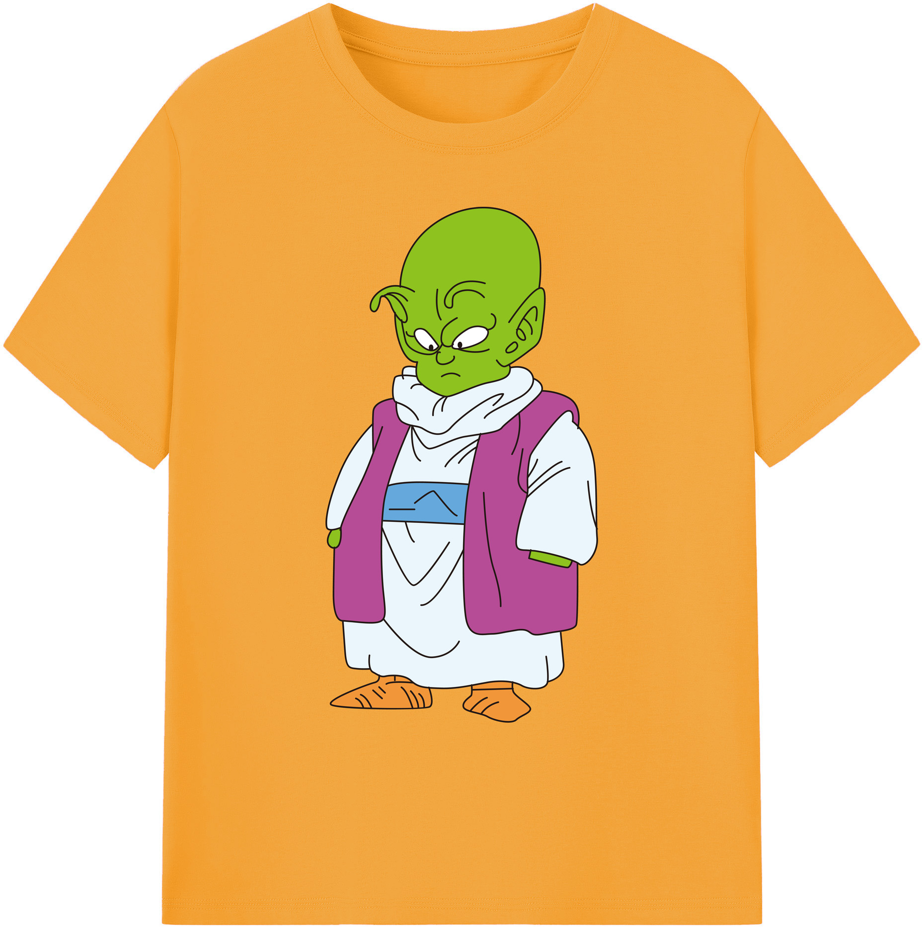 （画像用） ドラゴンボール ピッコロ DRAGON BALL Piccolo 綿100％ メンズ半袖Tシャツ｜肌触りやわらか＆通気性