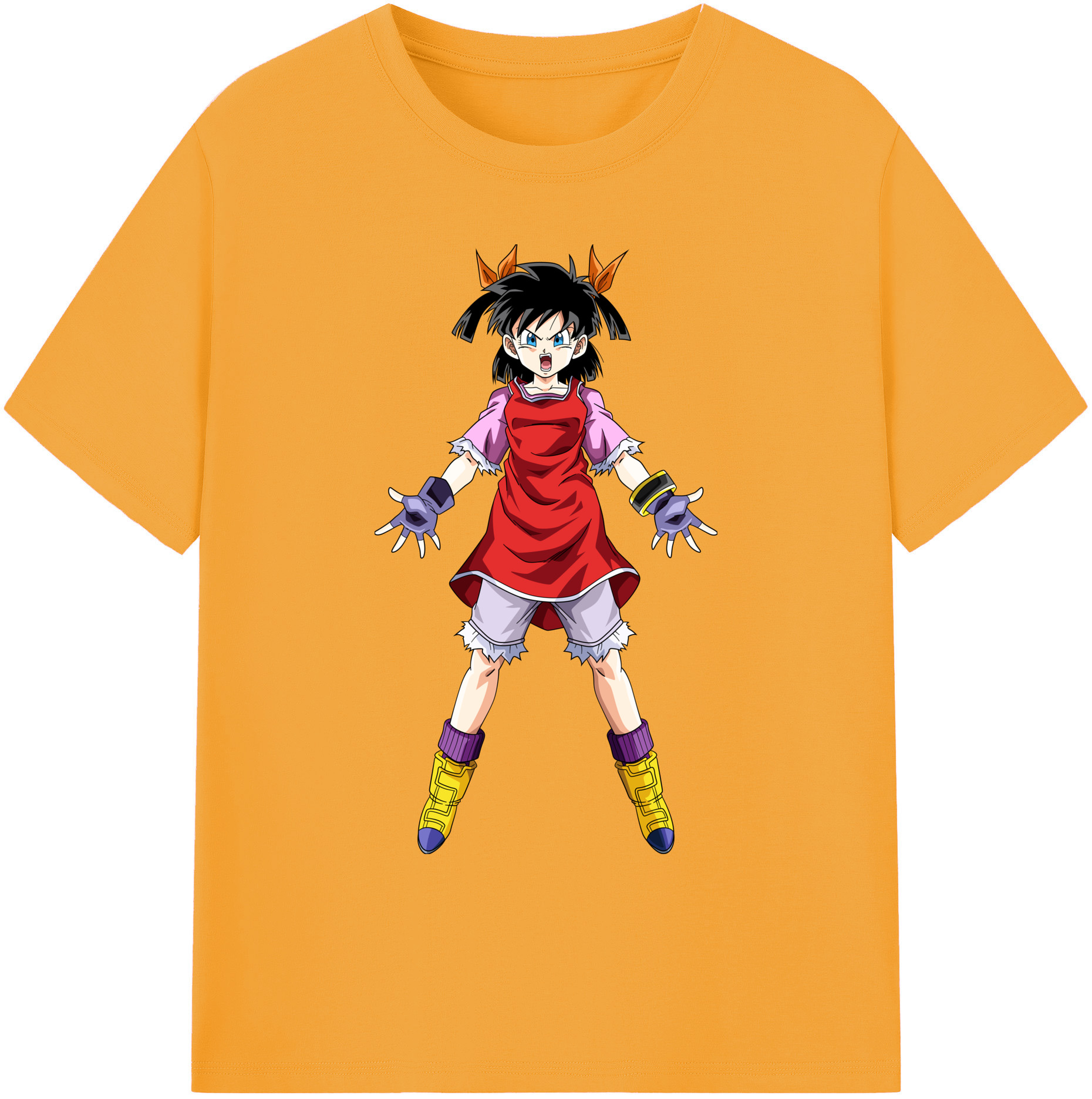 （画像用） ドラゴンボール パン DRAGON BALL Pan 綿100％ メンズ半袖Tシャツ｜肌触りやわらか＆通気性