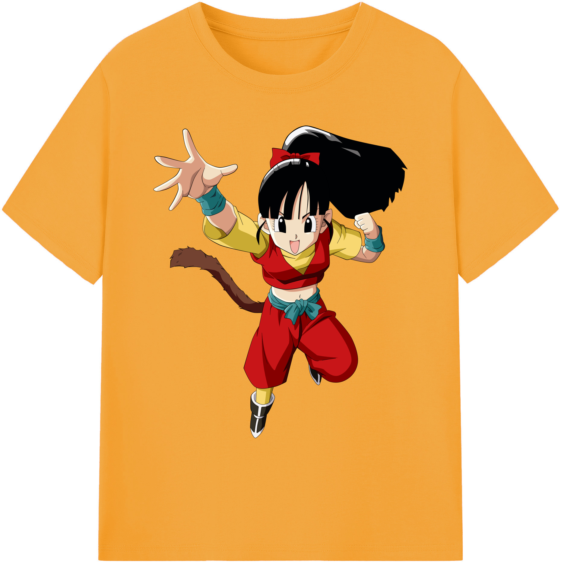 （画像用） ドラゴンボール パン DRAGON BALL Pan 綿100％ メンズ半袖Tシャツ｜肌触りやわらか＆通気性