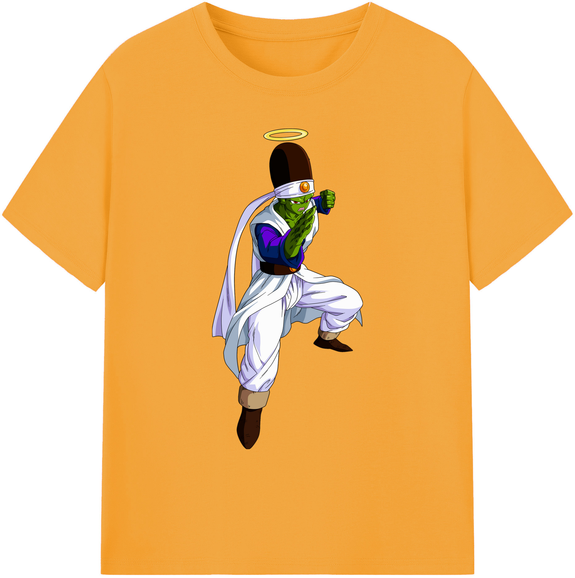 （画像用） ドラゴンボール パイクーハン DRAGON BALL Pikkon 綿100％ メンズ半袖Tシャツ｜肌触りやわらか＆通気性