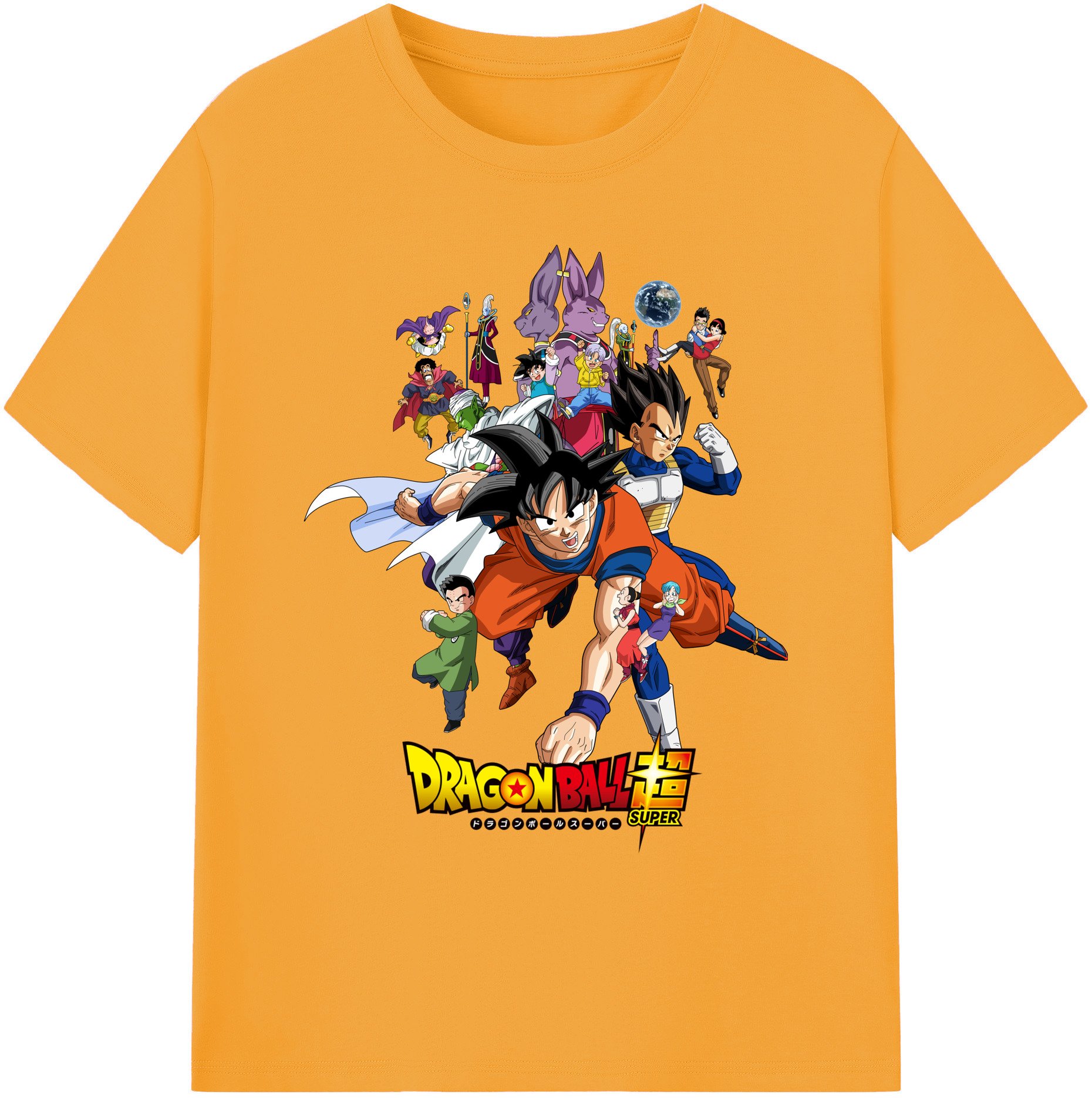 （画像用） ドラゴンボール DRAGON BALL 綿100％ メンズ半袖Tシャツ｜肌触りやわらか＆通気性