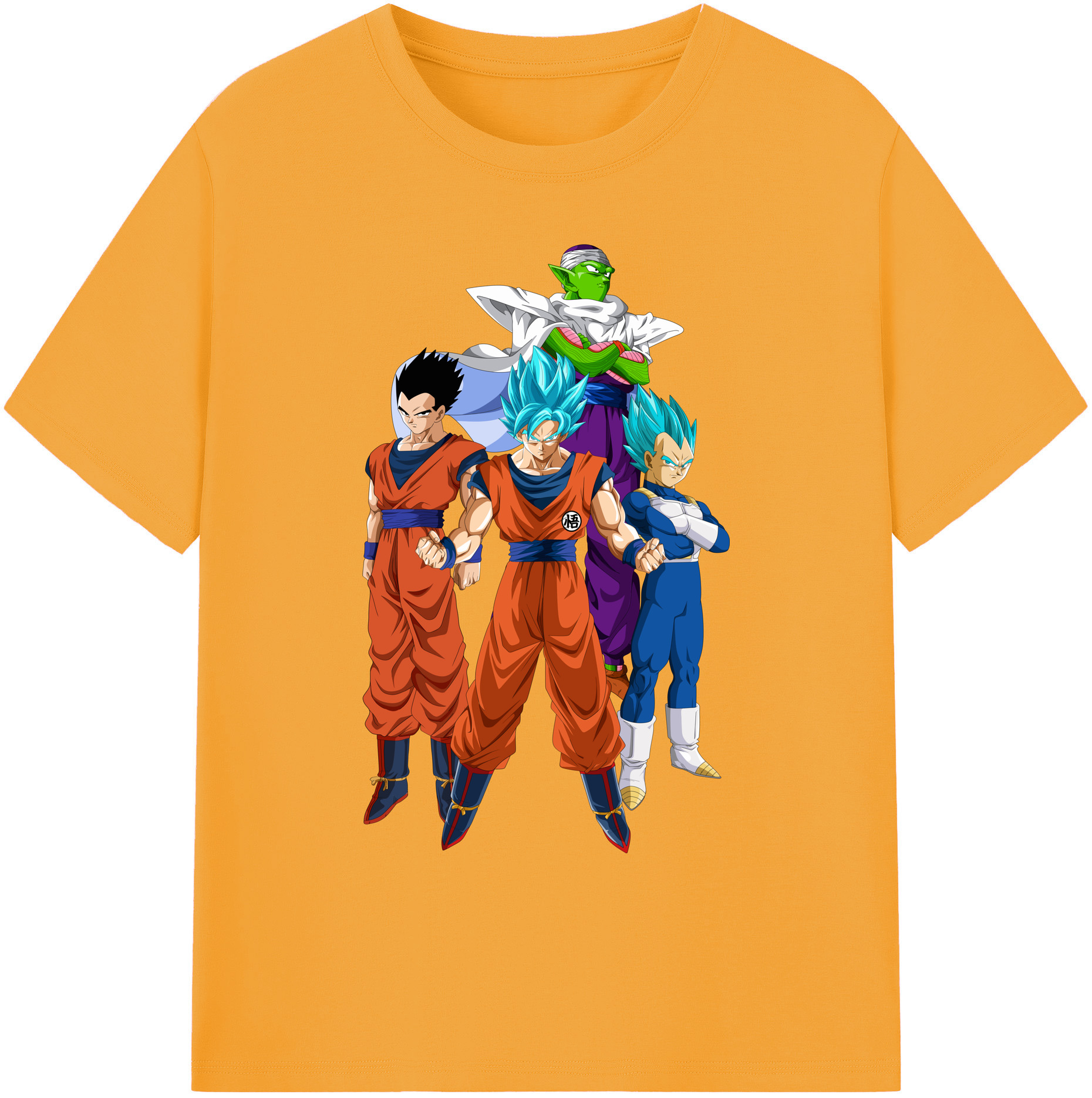（画像用） ドラゴンボール DRAGON BALL 綿100％ メンズ半袖Tシャツ｜肌触りやわらか＆通気性