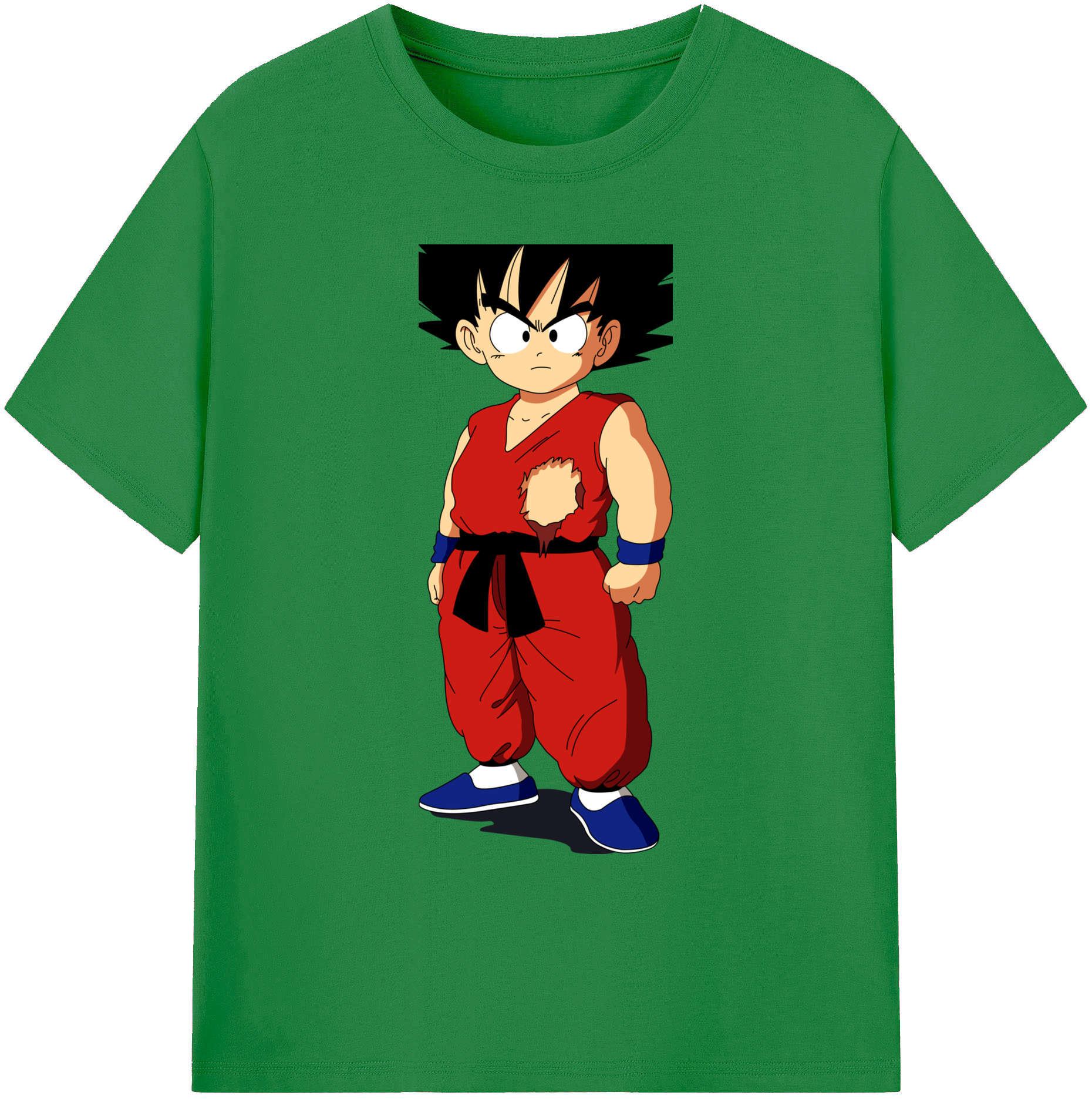 （画像用） ドラゴンボール 孫悟空（そん ごくう）Son Goku カカロット DRAGON BALL Kakarotto 綿100％ メンズ半袖Tシャツ｜肌触りやわらか＆通気性