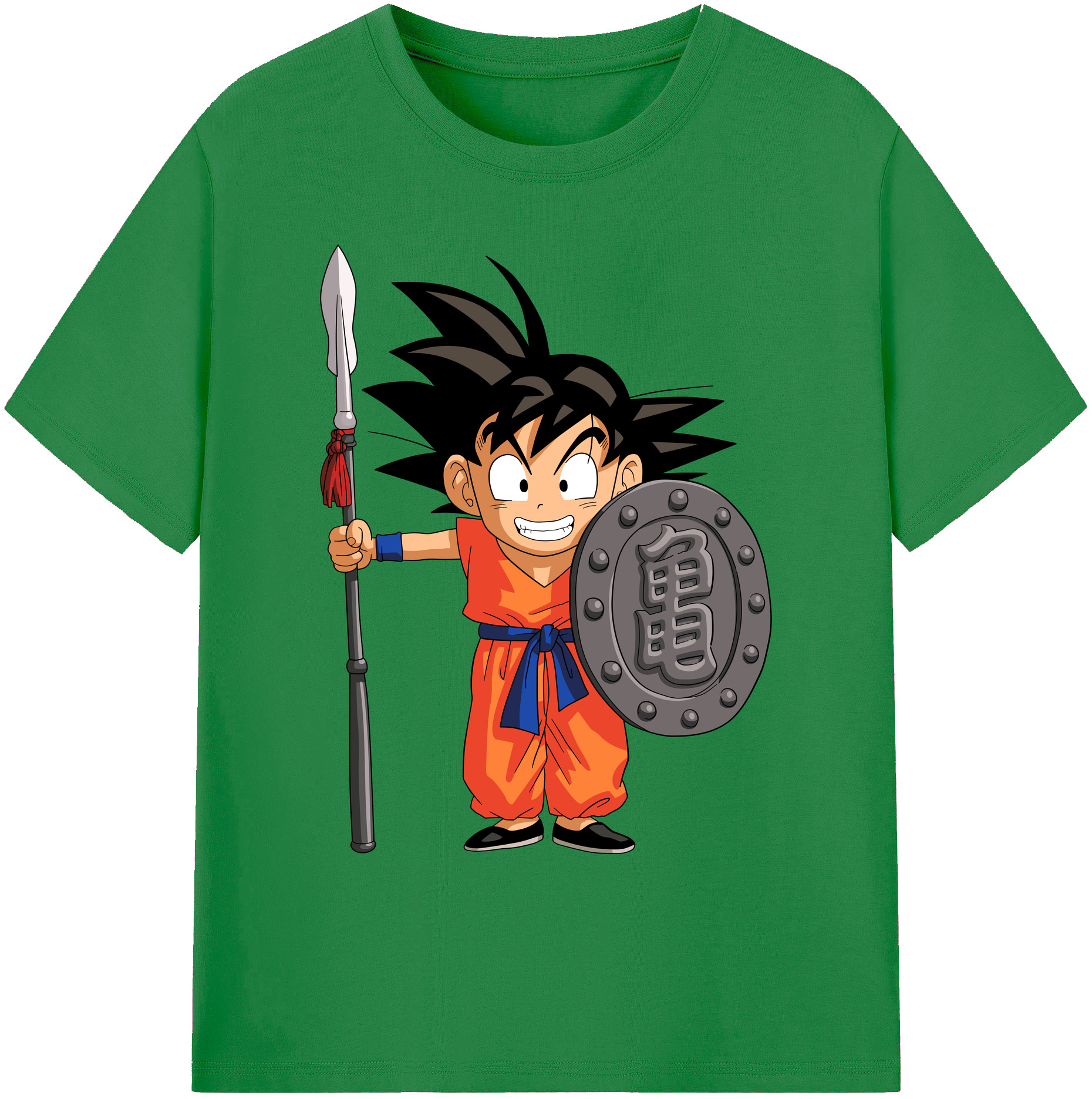 （画像用） ドラゴンボール 孫悟空（そん ごくう）Son Goku カカロット DRAGON BALL Kakarotto 綿100％ メンズ半袖Tシャツ｜肌触りやわらか＆通気性