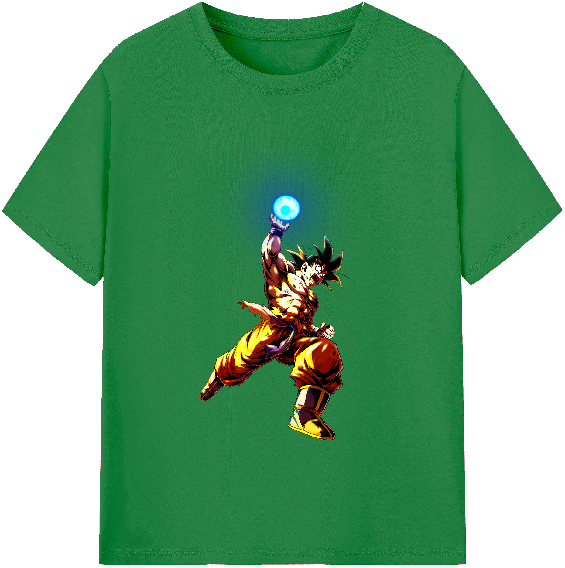 （画像用） ドラゴンボール 孫悟空（そん ごくう）Son Goku カカロット DRAGON BALL Kakarotto 綿100％ メンズ半袖Tシャツ｜肌触りやわらか＆通気性