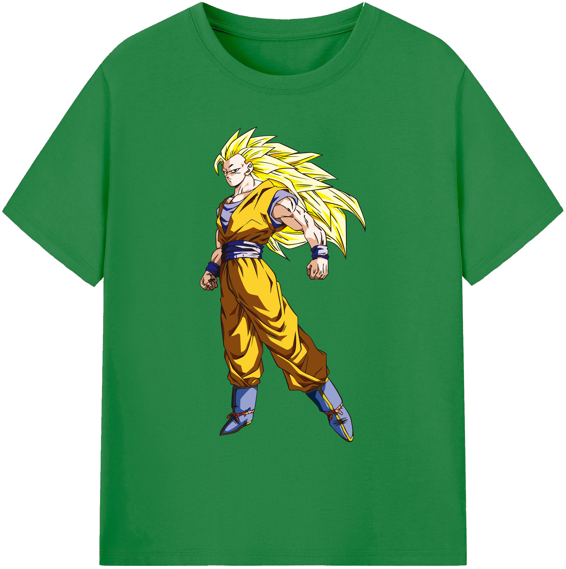 （画像用） ドラゴンボール 孫悟空（そん ごくう）Son Goku カカロット DRAGON BALL Kakarotto 綿100％ メンズ半袖Tシャツ｜肌触りやわらか＆通気性