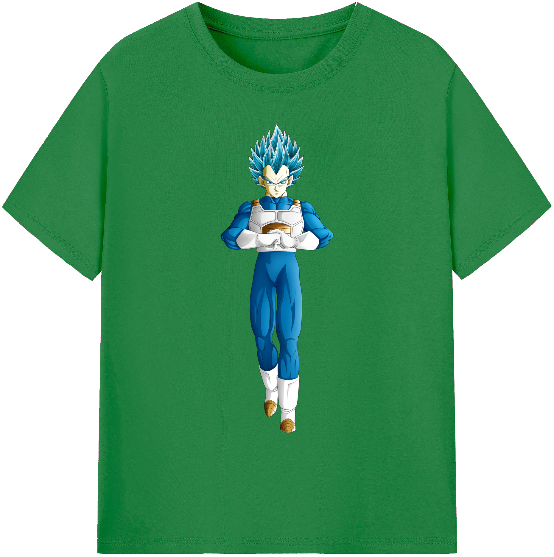 （画像用） ドラゴンボール ベジータ四世（Bejīta Yonsei）DRAGON BALL Vegeta IV 綿100％ メンズ半袖Tシャツ｜肌触りやわらか＆通気性
