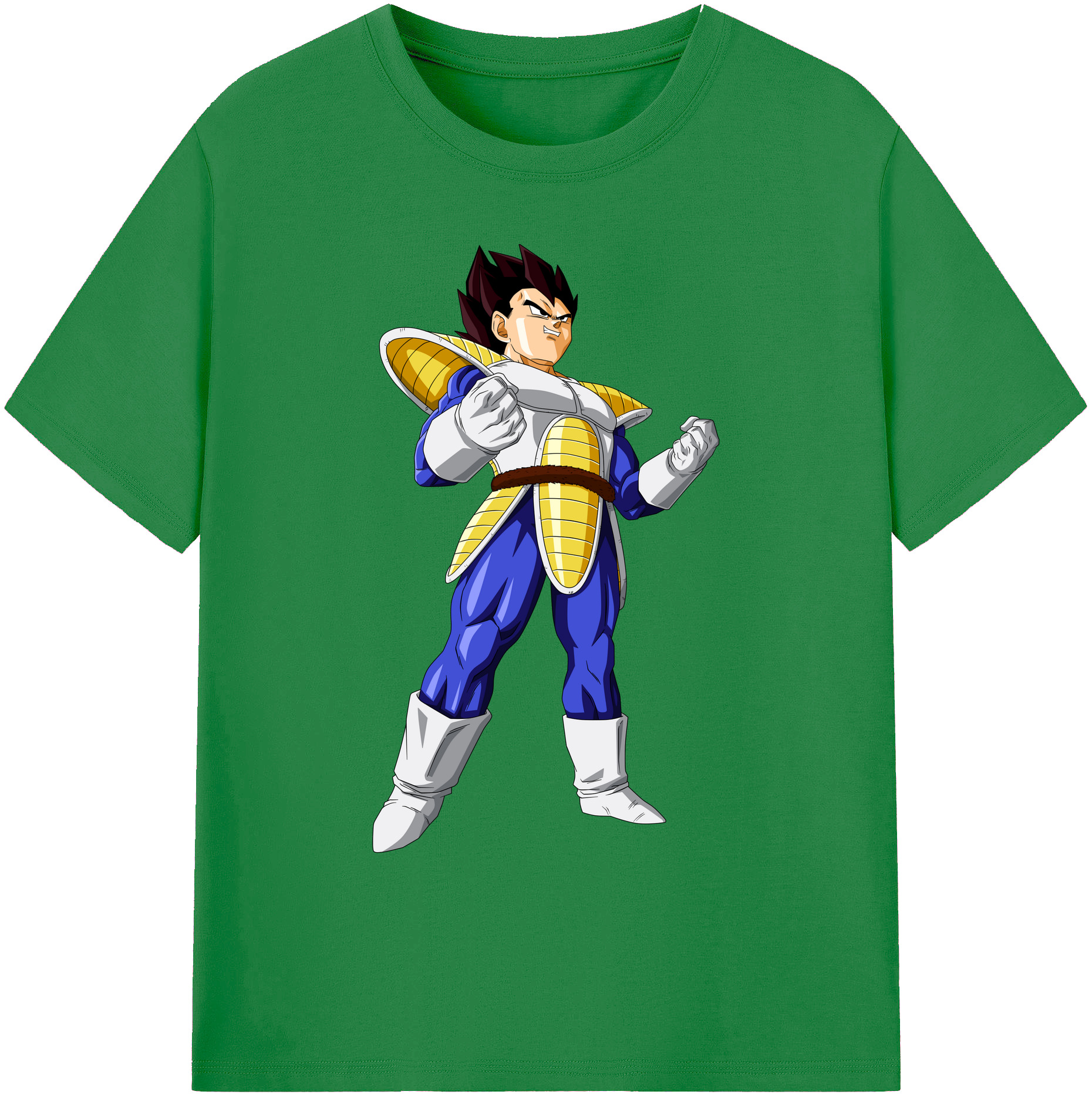 （画像用） ドラゴンボール ベジータ四世（Bejīta Yonsei）DRAGON BALL Vegeta IV 綿100％ メンズ半袖Tシャツ｜肌触りやわらか＆通気性