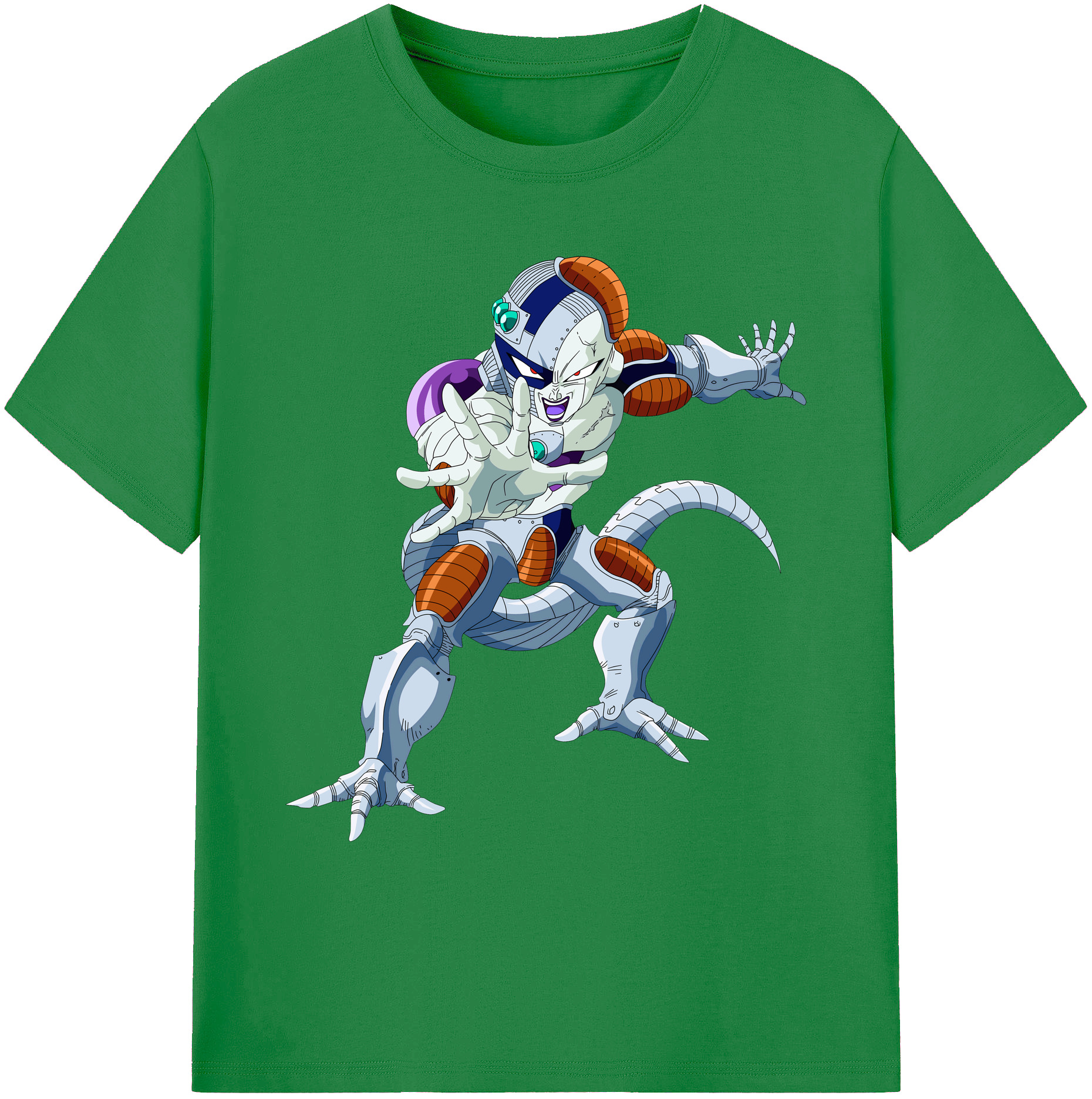 （画像用） ドラゴンボール フリーザ DRAGON BALL Frieza 綿100％ メンズ半袖Tシャツ｜肌触りやわらか＆通気性