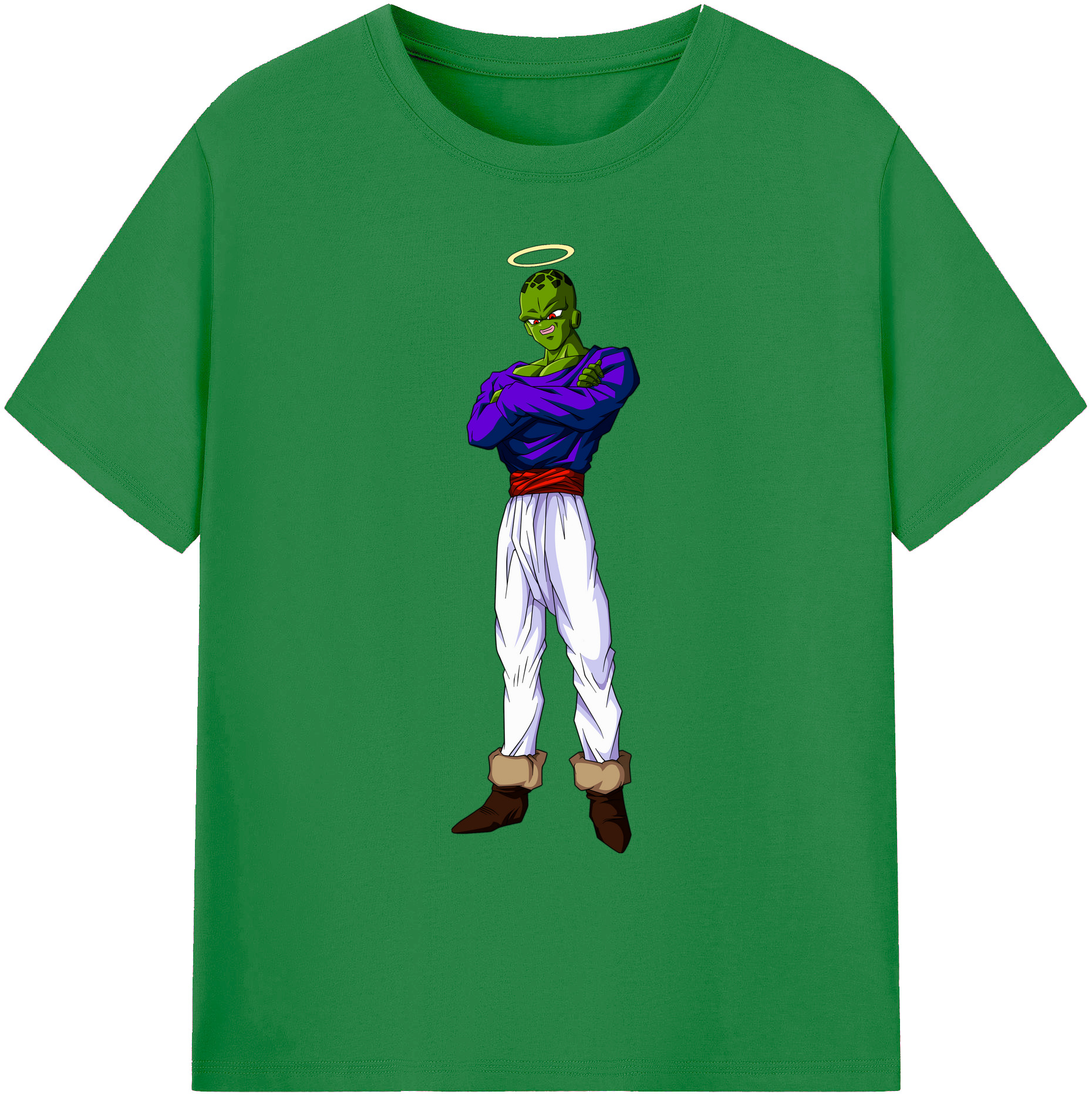 （画像用） ドラゴンボール パイクーハン DRAGON BALL Pikkon 綿100％ メンズ半袖Tシャツ｜肌触りやわらか＆通気性