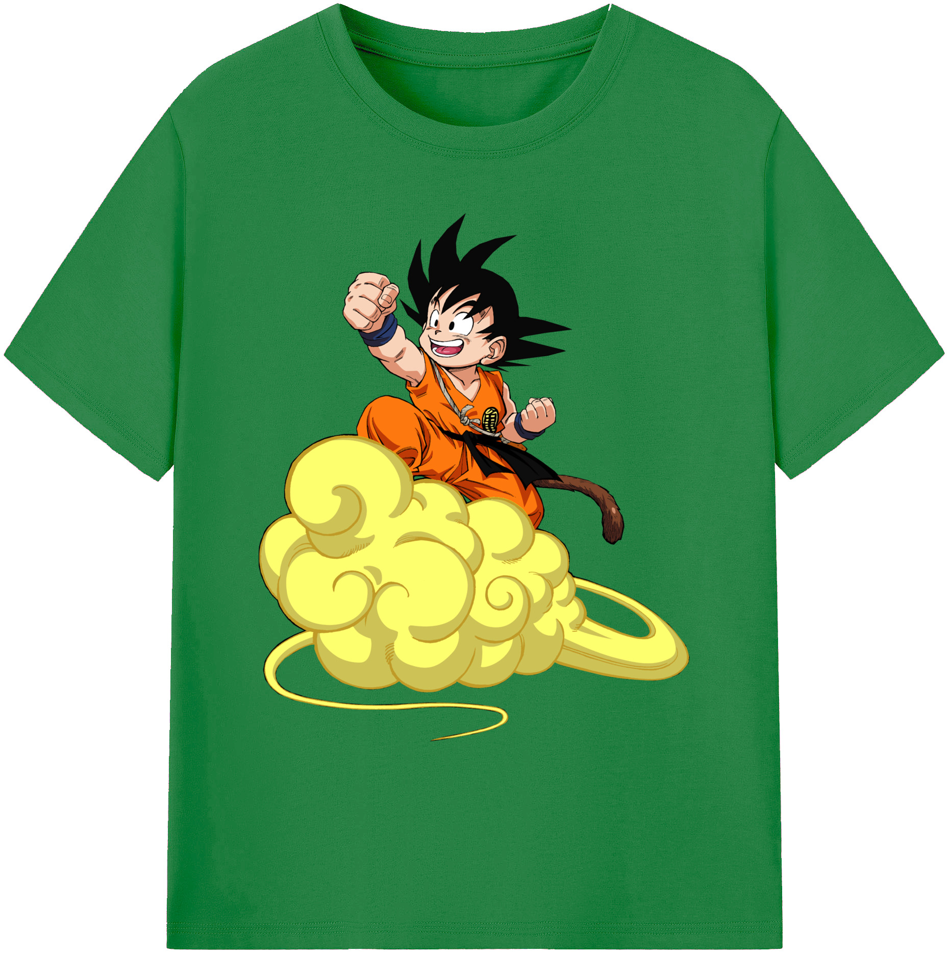 （画像用） ドラゴンボール 孫悟空（そん ごくう）Son Goku カカロット DRAGON BALL Kakarotto 綿100％ メンズ半袖Tシャツ｜肌触りやわらか＆通気性
