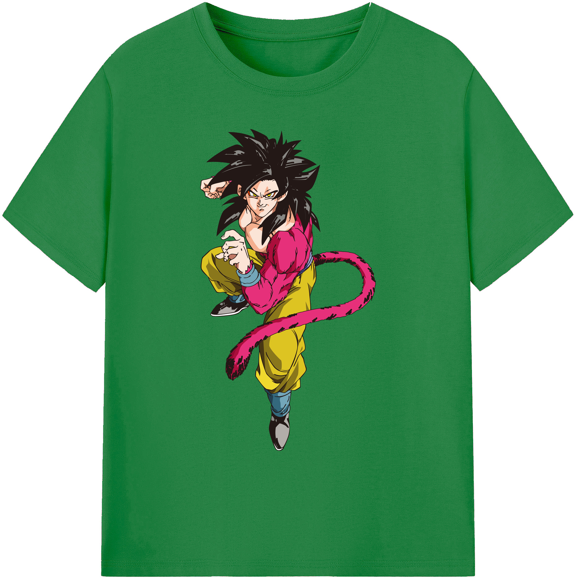 （画像用） ドラゴンボール 孫悟空（そん ごくう）Son Goku カカロット DRAGON BALL Kakarotto 綿100％ メンズ半袖Tシャツ｜肌触りやわらか＆通気性