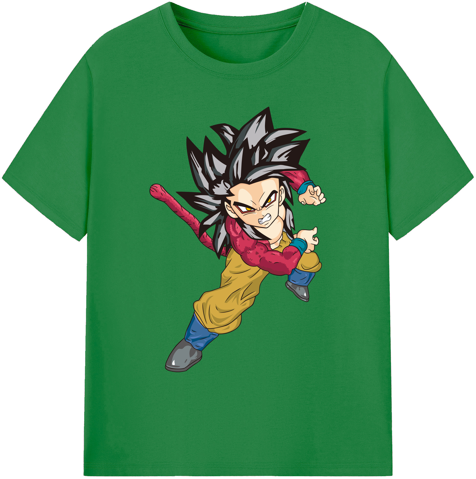 （画像用） ドラゴンボール 孫悟空（そん ごくう）Son Goku カカロット DRAGON BALL Kakarotto 綿100％ メンズ半袖Tシャツ｜肌触りやわらか＆通気性