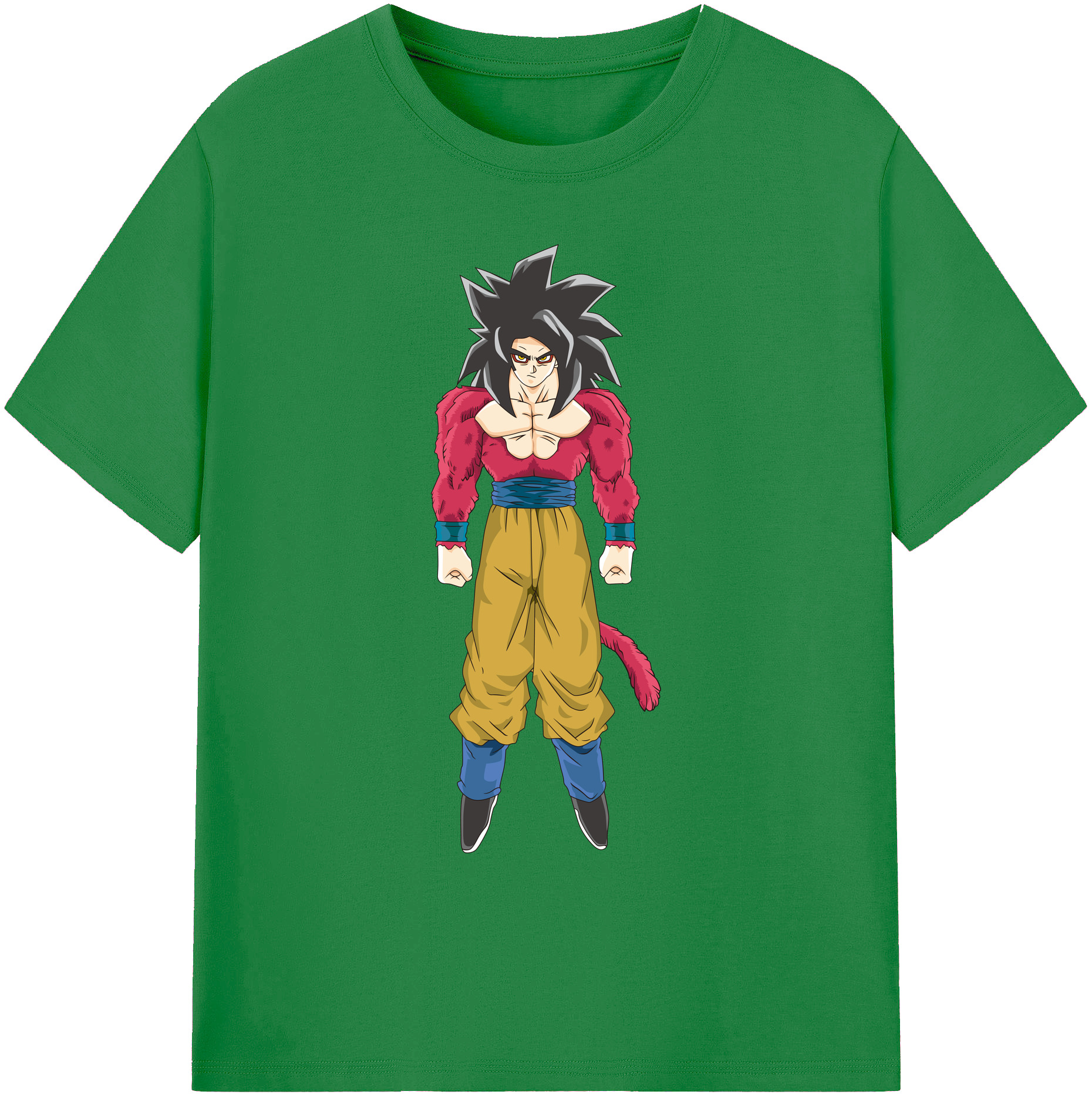 （画像用） ドラゴンボール 孫悟空（そん ごくう）Son Goku カカロット DRAGON BALL Kakarotto 綿100％ メンズ半袖Tシャツ｜肌触りやわらか＆通気性
