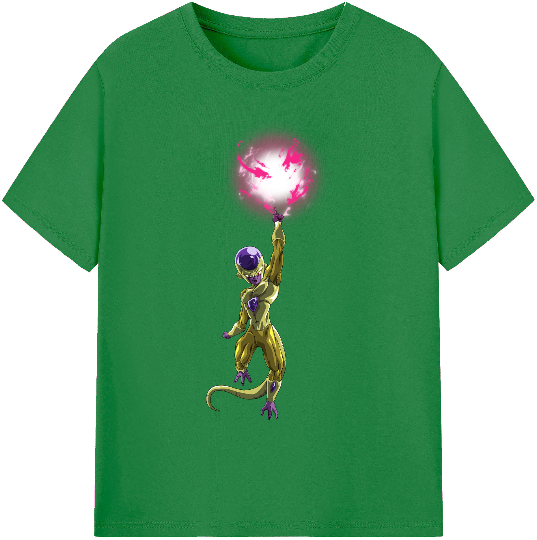 （画像用） ドラゴンボール フリーザ DRAGON BALL Frieza 綿100％ メンズ半袖Tシャツ｜肌触りやわらか＆通気性