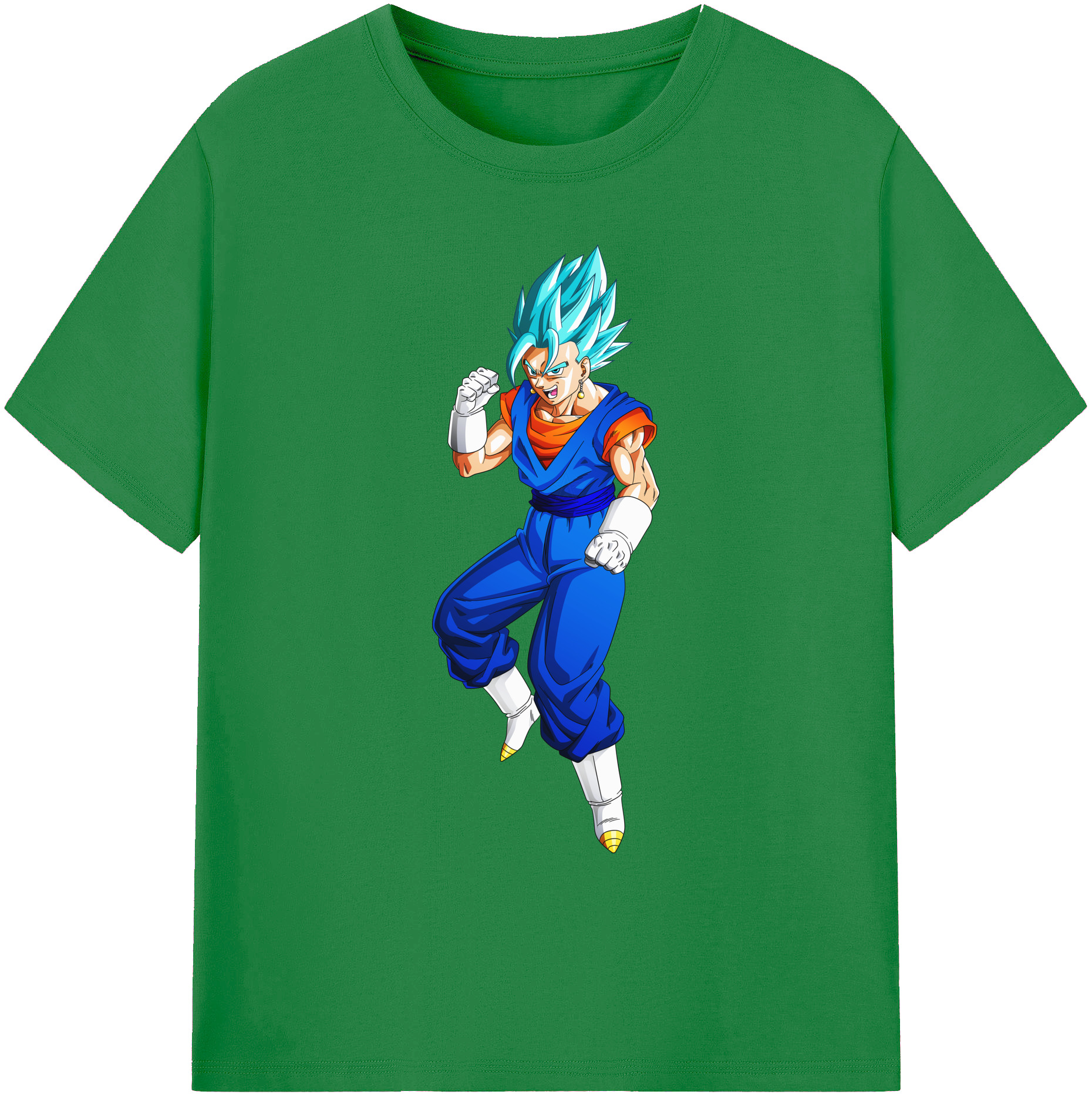 （画像用） ドラゴンボール ベジット DRAGON BALL Vegetto 綿100％ メンズ半袖Tシャツ｜肌触りやわらか＆通気性