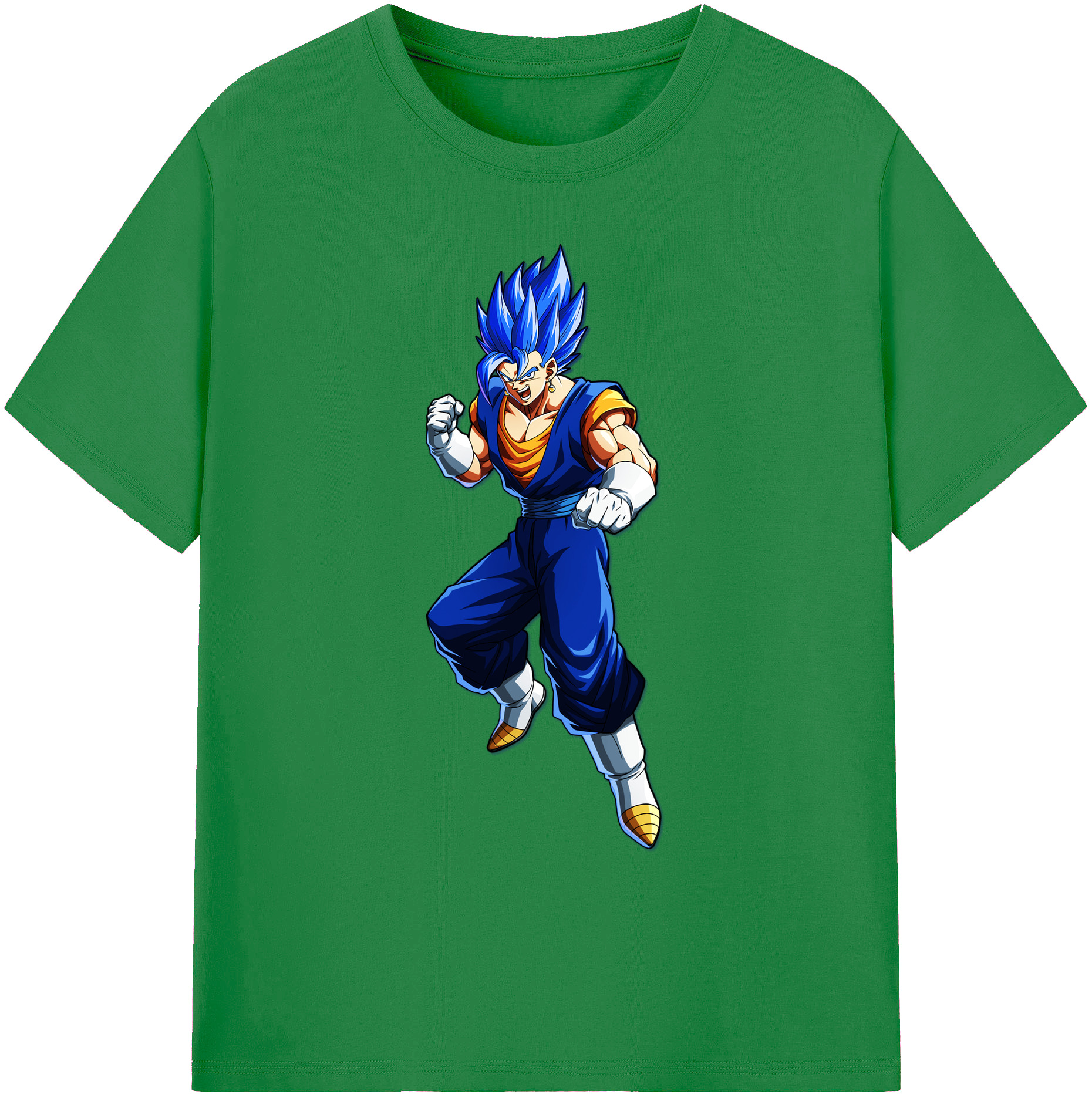（画像用） ドラゴンボール ベジット DRAGON BALL Vegetto 綿100％ メンズ半袖Tシャツ｜肌触りやわらか＆通気性