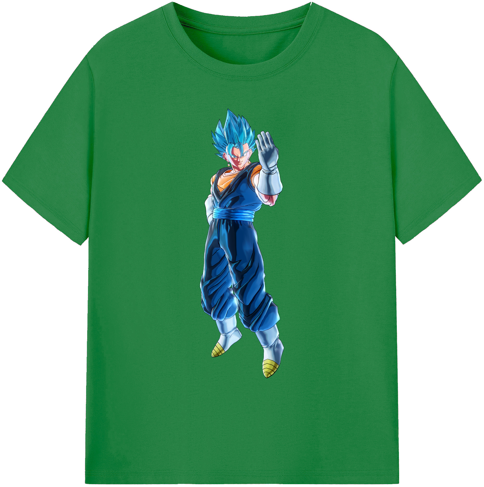 （画像用） ドラゴンボール ベジット DRAGON BALL Vegetto 綿100％ メンズ半袖Tシャツ｜肌触りやわらか＆通気性