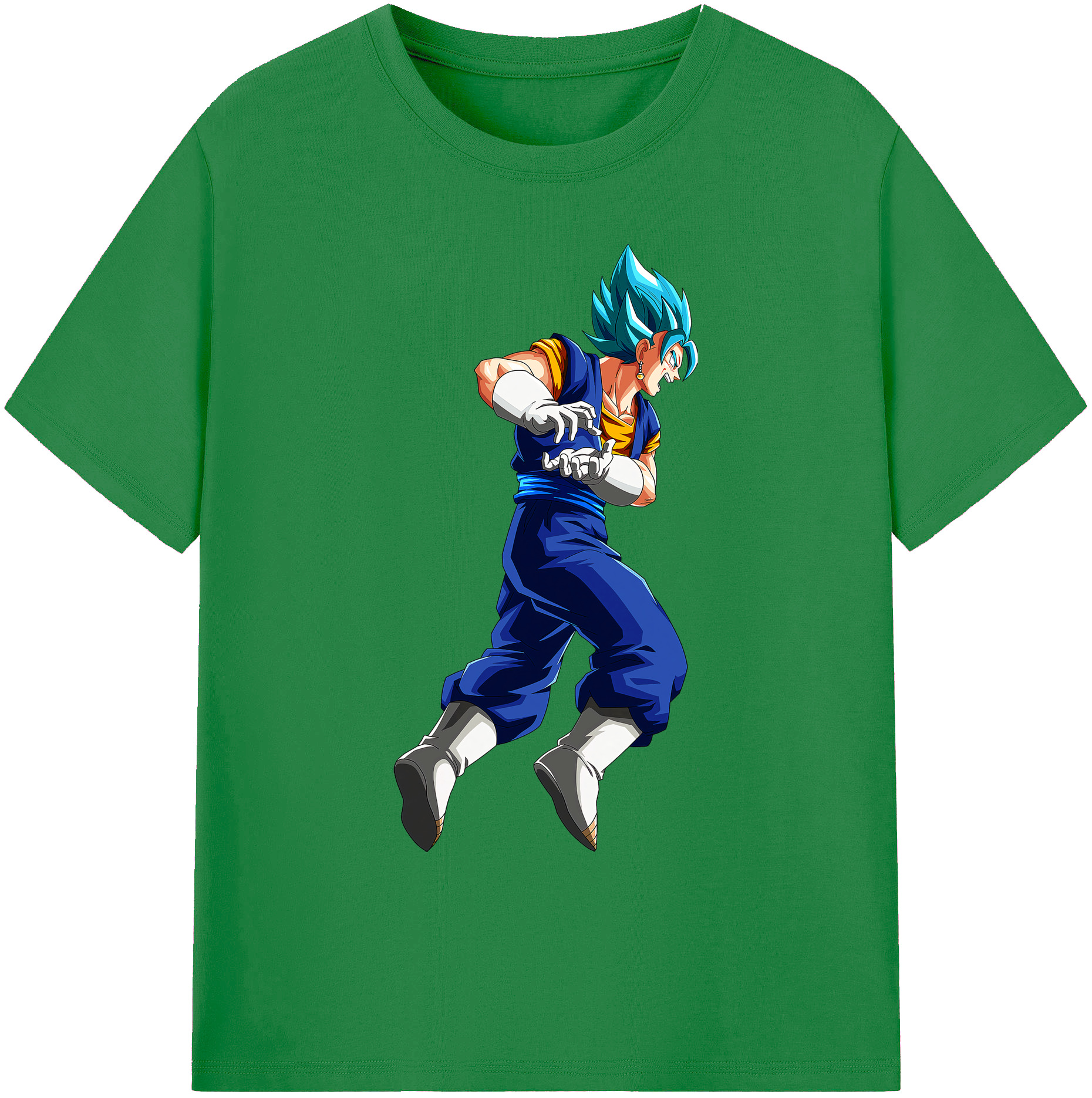 （画像用） ドラゴンボール ベジット DRAGON BALL Vegetto 綿100％ メンズ半袖Tシャツ｜肌触りやわらか＆通気性
