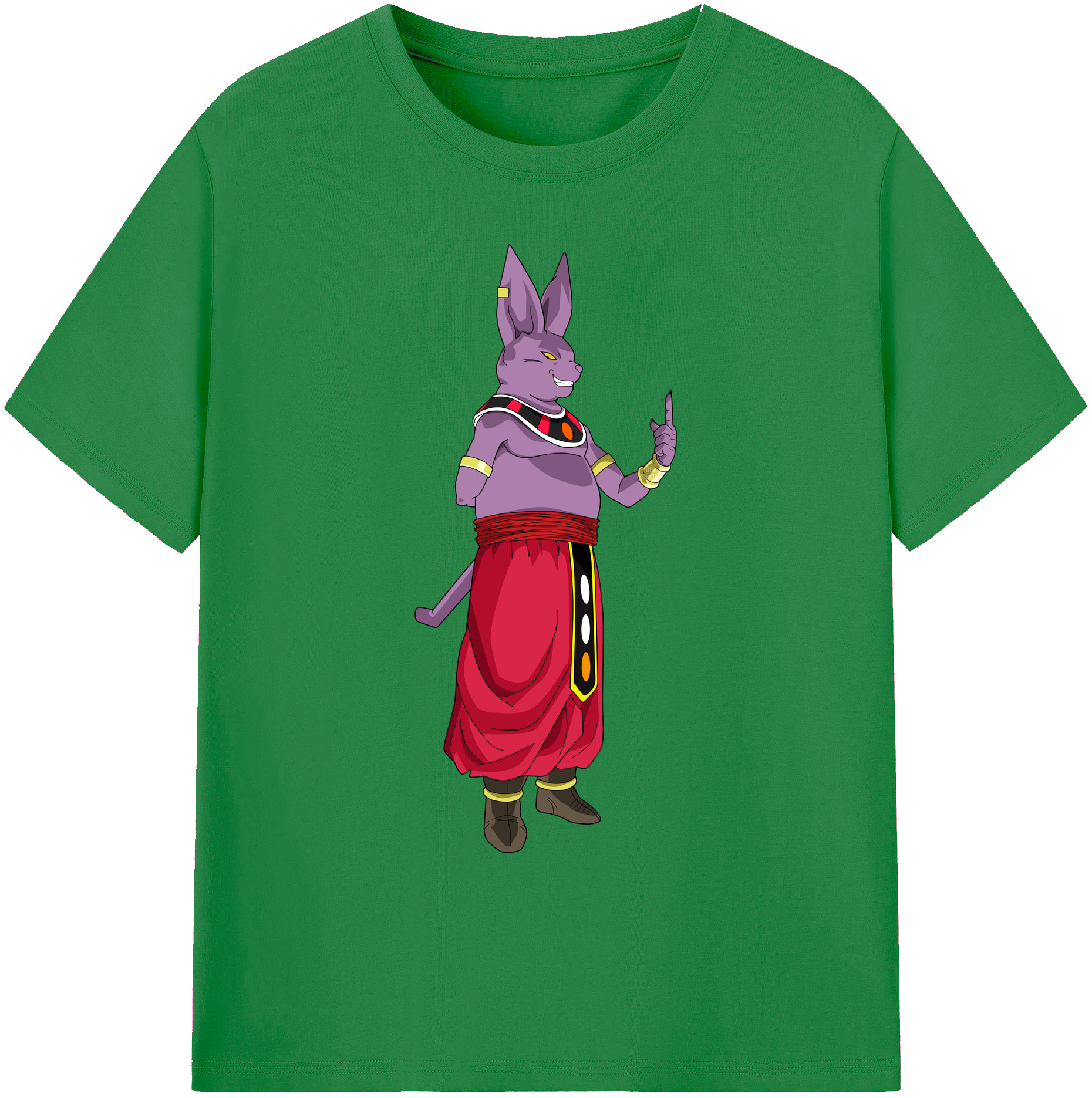 （画像用） ドラゴンボール シャンパ DRAGON BALL Champa 綿100％ メンズ半袖Tシャツ｜肌触りやわらか＆通気性