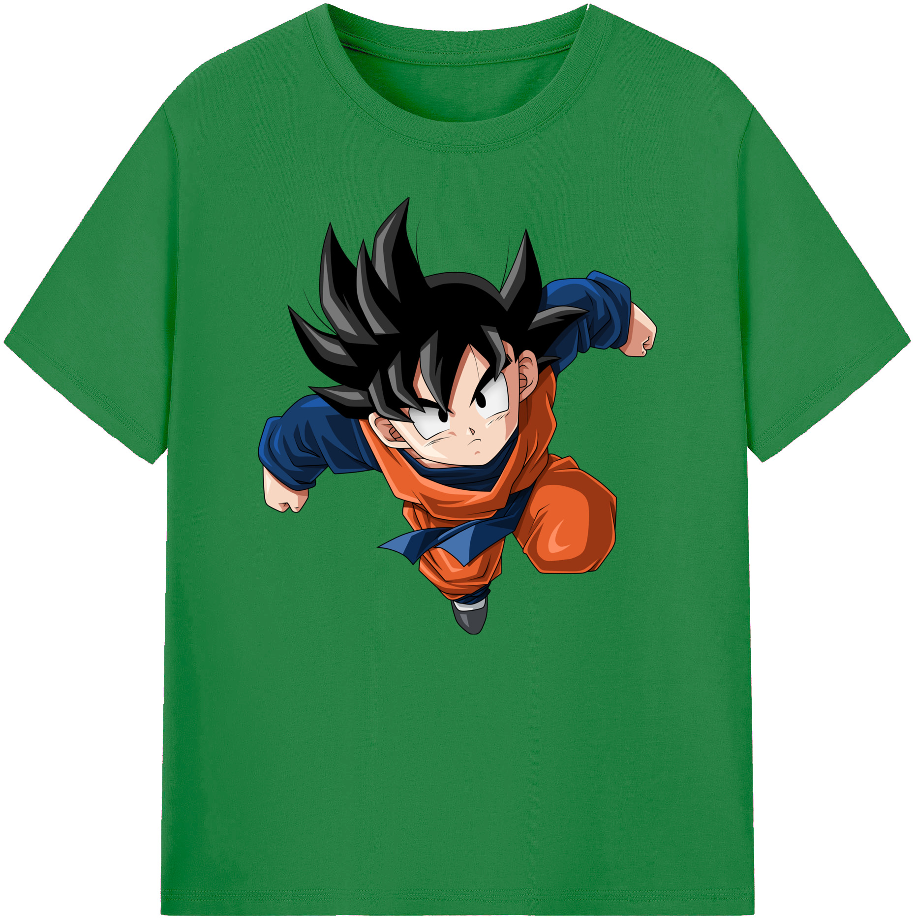 （画像用） ドラゴンボール 孫悟空（そん ごくう）Son Goku カカロット DRAGON BALL Kakarotto 綿100％ メンズ半袖Tシャツ｜肌触りやわらか＆通気性