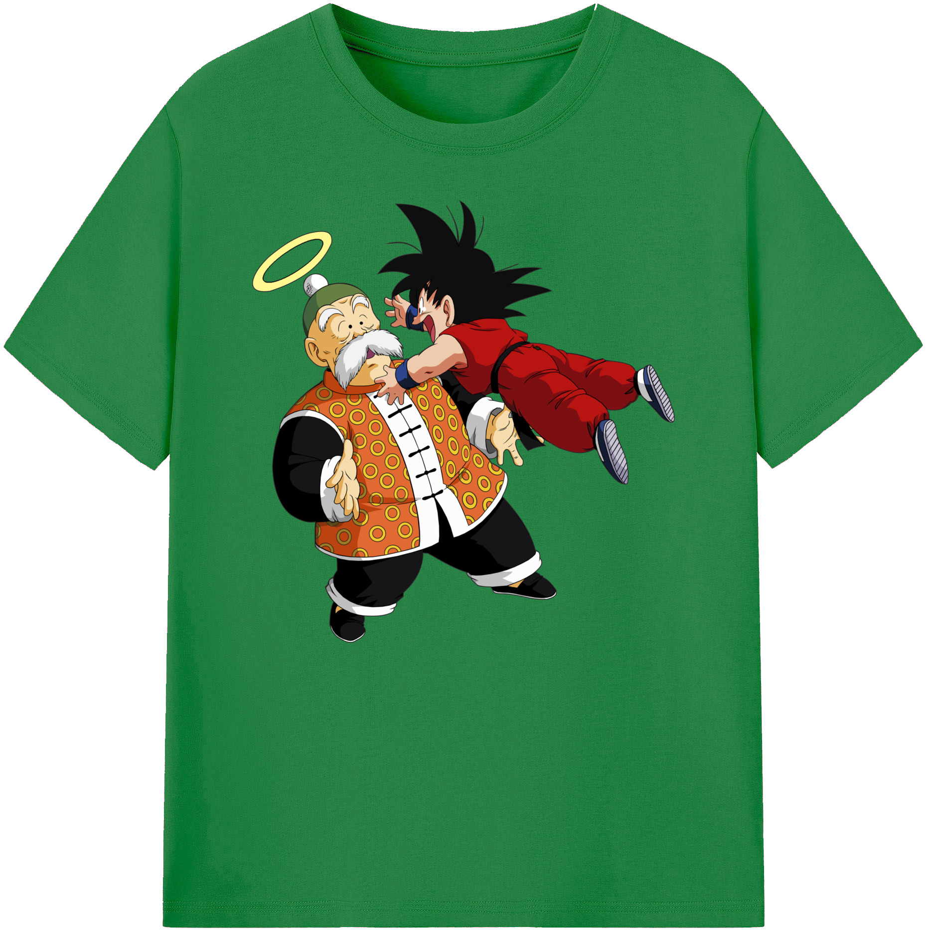 （画像用） ドラゴンボール 孫悟空（そん ごくう）Son Goku カカロット DRAGON BALL Kakarotto 綿100％ メンズ半袖Tシャツ｜肌触りやわらか＆通気性