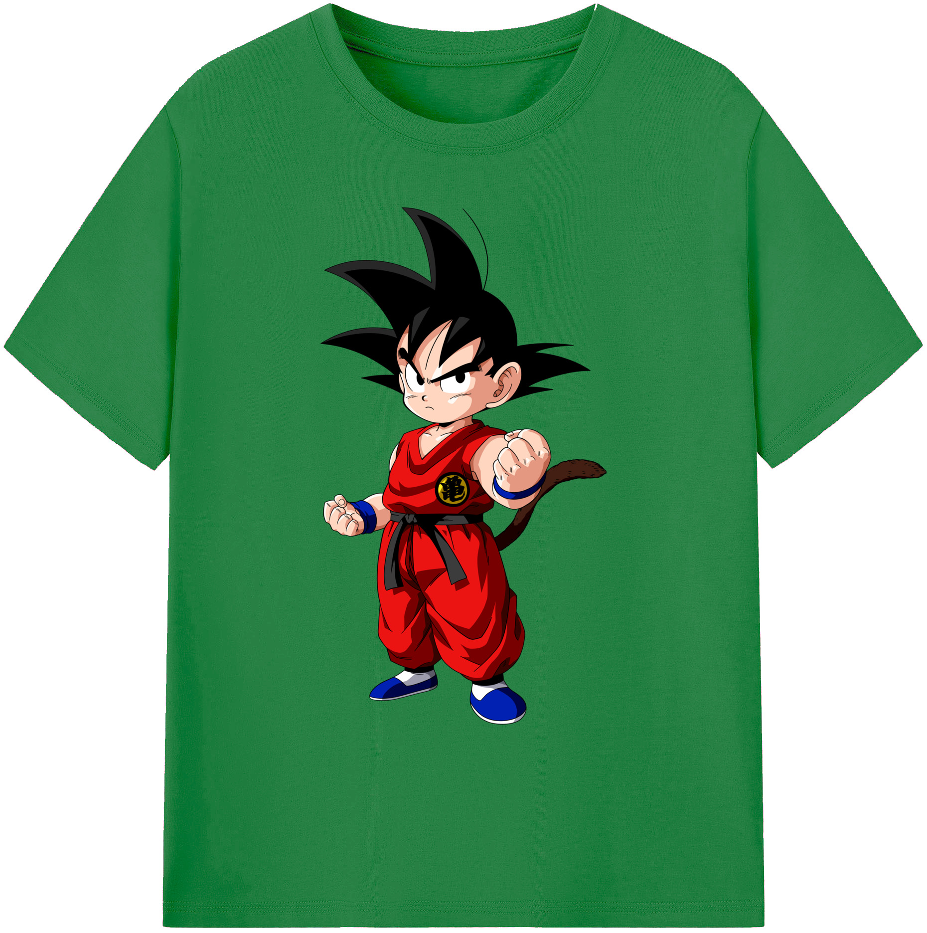 （画像用） ドラゴンボール 孫悟空（そん ごくう）Son Goku カカロット DRAGON BALL Kakarotto 綿100％ メンズ半袖Tシャツ｜肌触りやわらか＆通気性
