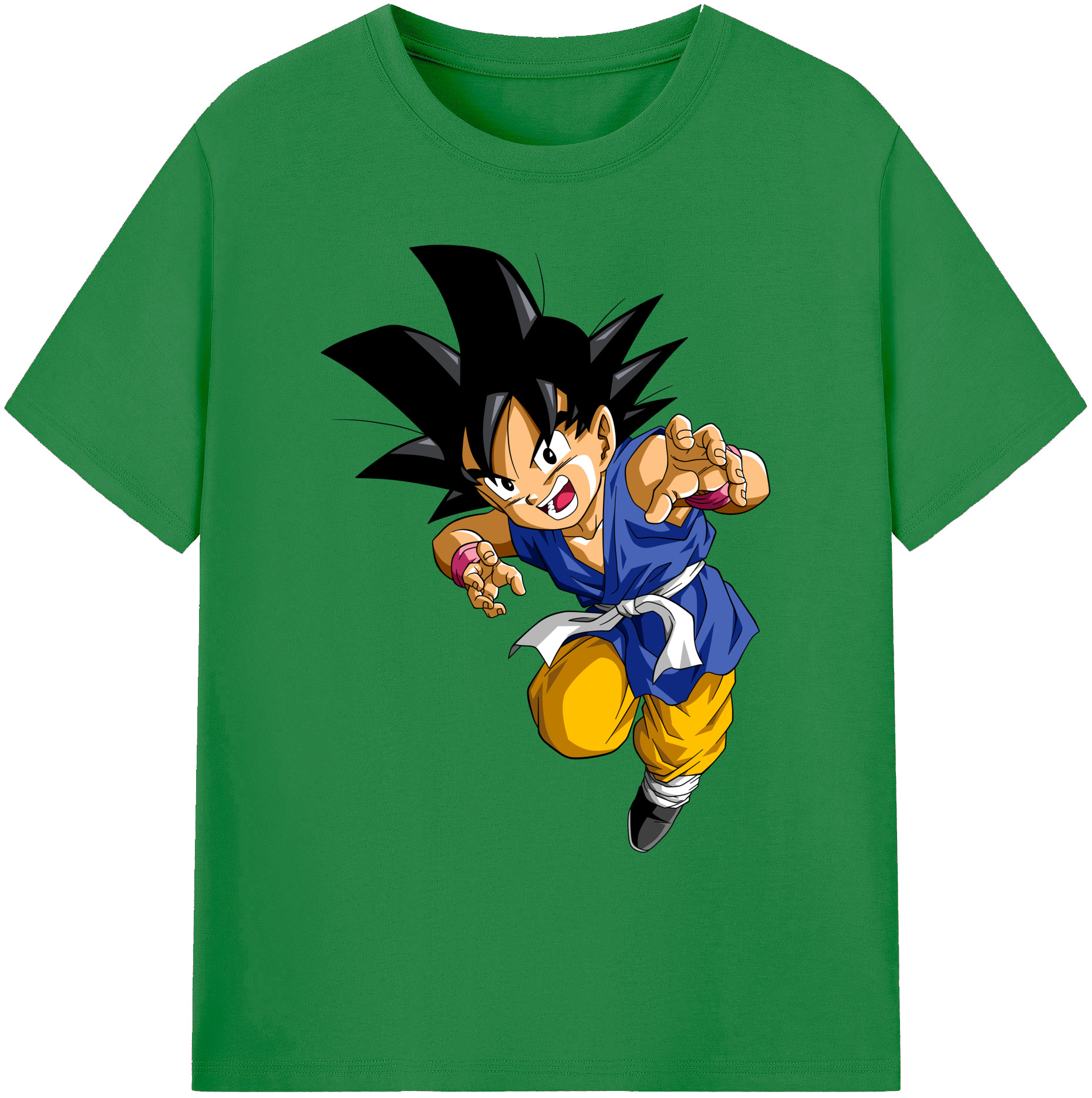 （画像用） ドラゴンボール 孫悟空（そん ごくう）Son Goku カカロット DRAGON BALL Kakarotto 綿100％ メンズ半袖Tシャツ｜肌触りやわらか＆通気性
