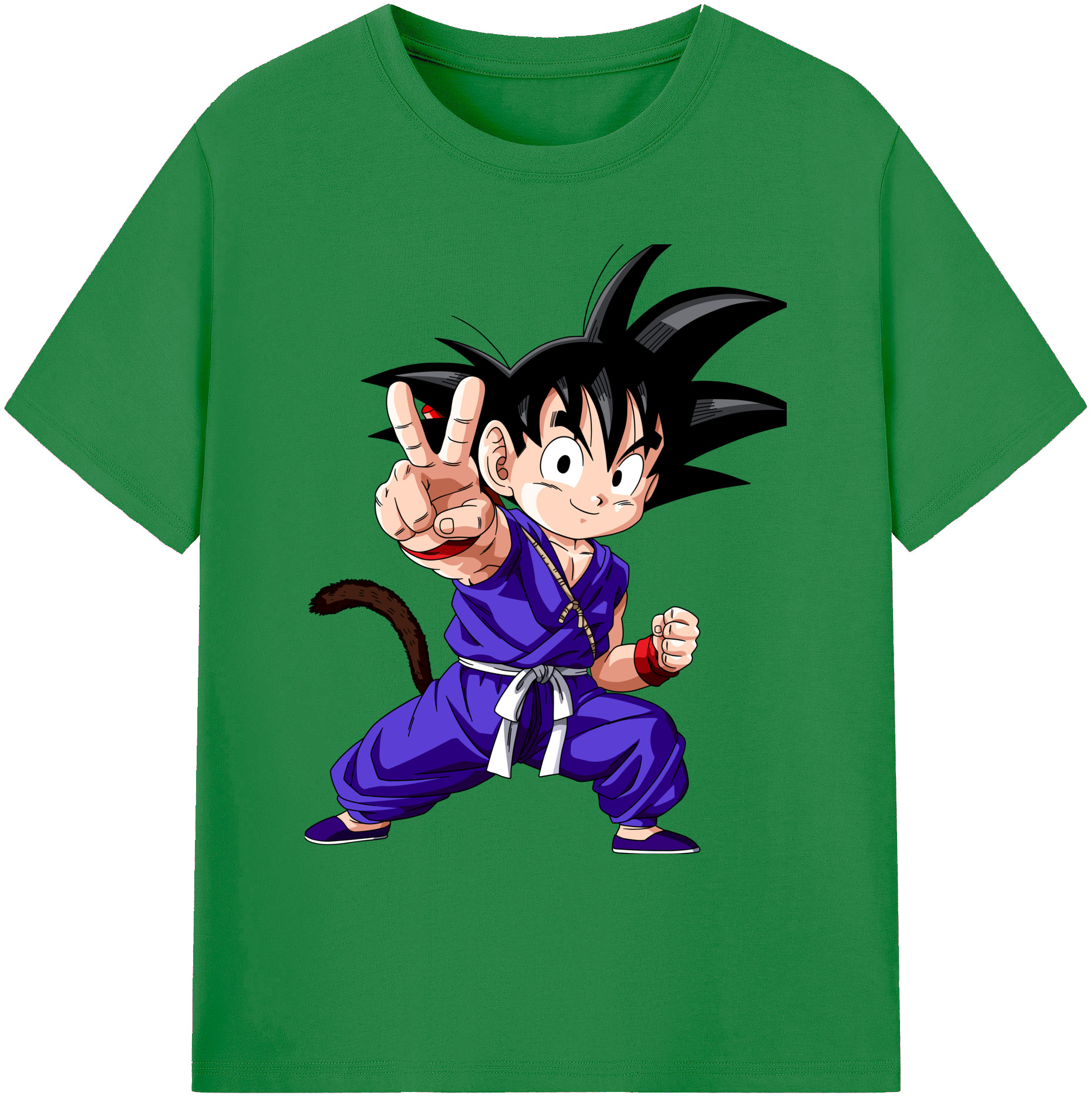 （画像用） ドラゴンボール 孫悟空（そん ごくう）Son Goku カカロット DRAGON BALL Kakarotto 綿100％ メンズ半袖Tシャツ｜肌触りやわらか＆通気性