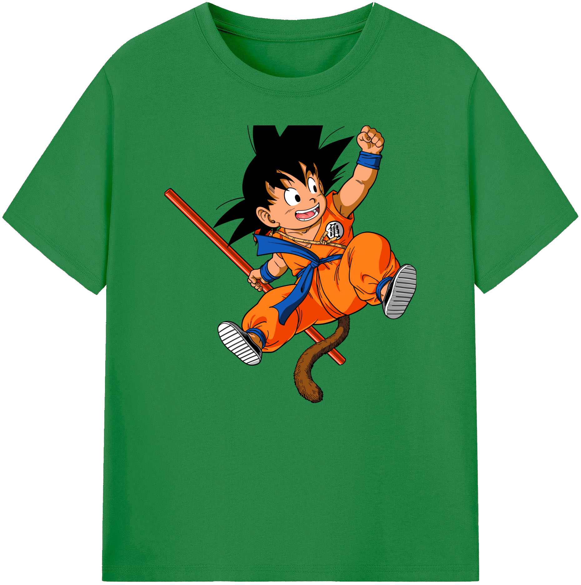 （画像用） ドラゴンボール 孫悟空（そん ごくう）Son Goku カカロット DRAGON BALL Kakarotto 綿100％ メンズ半袖Tシャツ｜肌触りやわらか＆通気性