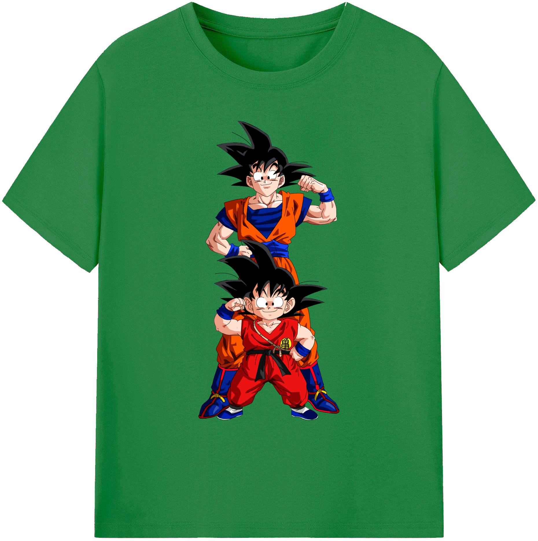 （画像用） ドラゴンボール 孫悟空（そん ごくう）Son Goku カカロット DRAGON BALL Kakarotto 綿100％ メンズ半袖Tシャツ｜肌触りやわらか＆通気性