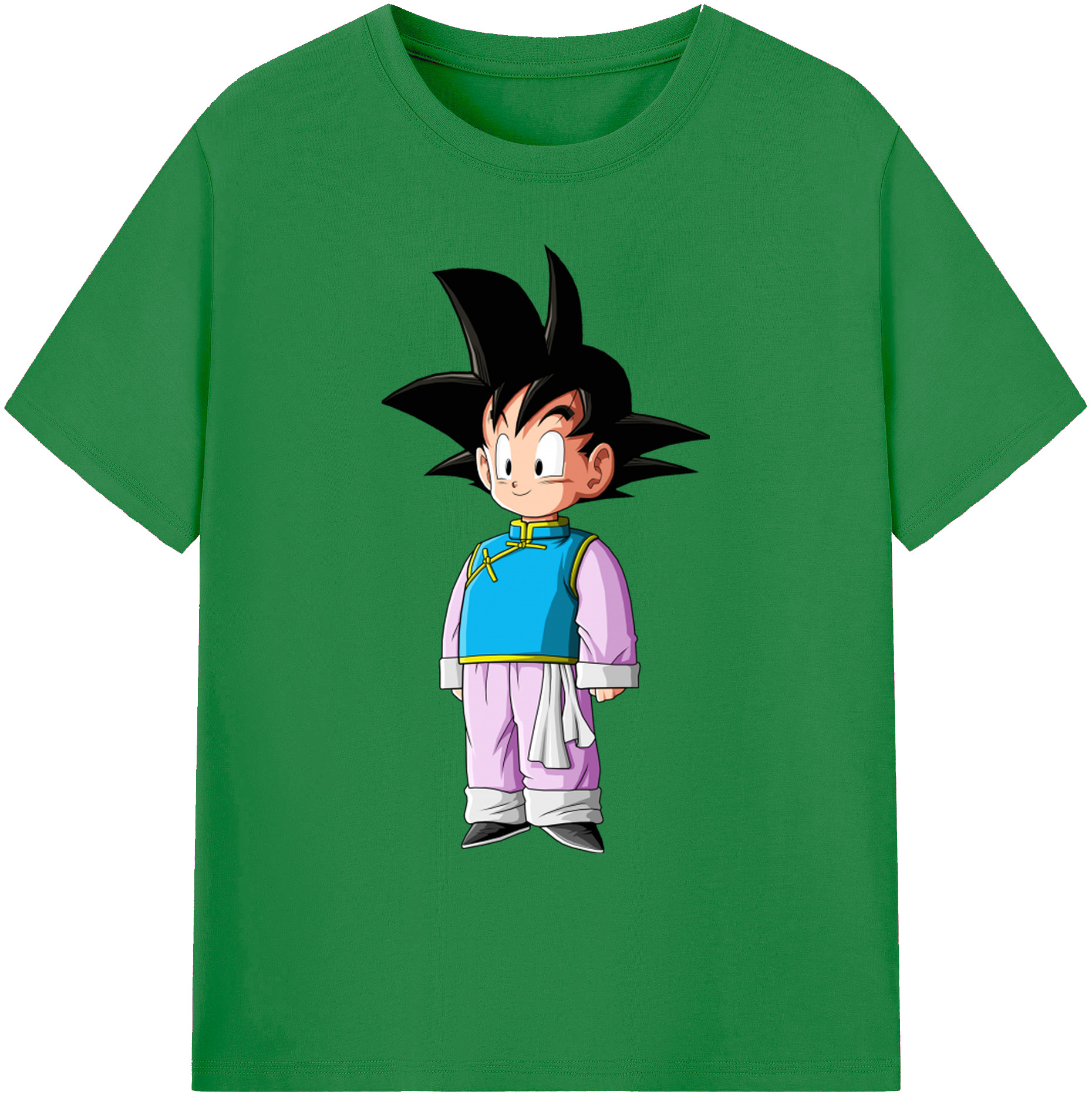（画像用） ドラゴンボール 孫悟空（そん ごくう）Son Goku カカロット DRAGON BALL Kakarotto 綿100％ メンズ半袖Tシャツ｜肌触りやわらか＆通気性
