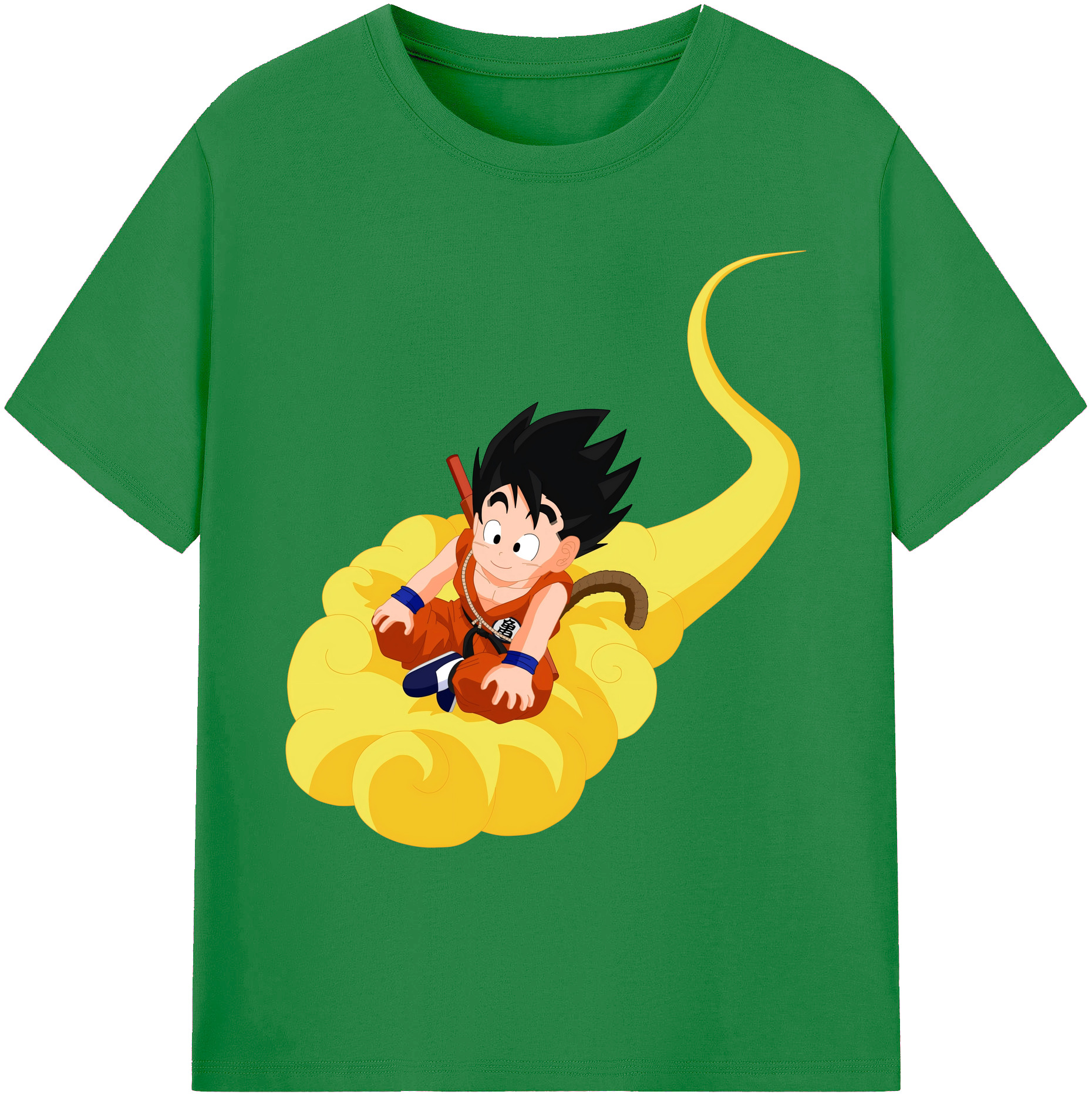 （画像用） ドラゴンボール 孫悟空（そん ごくう）Son Goku カカロット DRAGON BALL Kakarotto 綿100％ メンズ半袖Tシャツ｜肌触りやわらか＆通気性