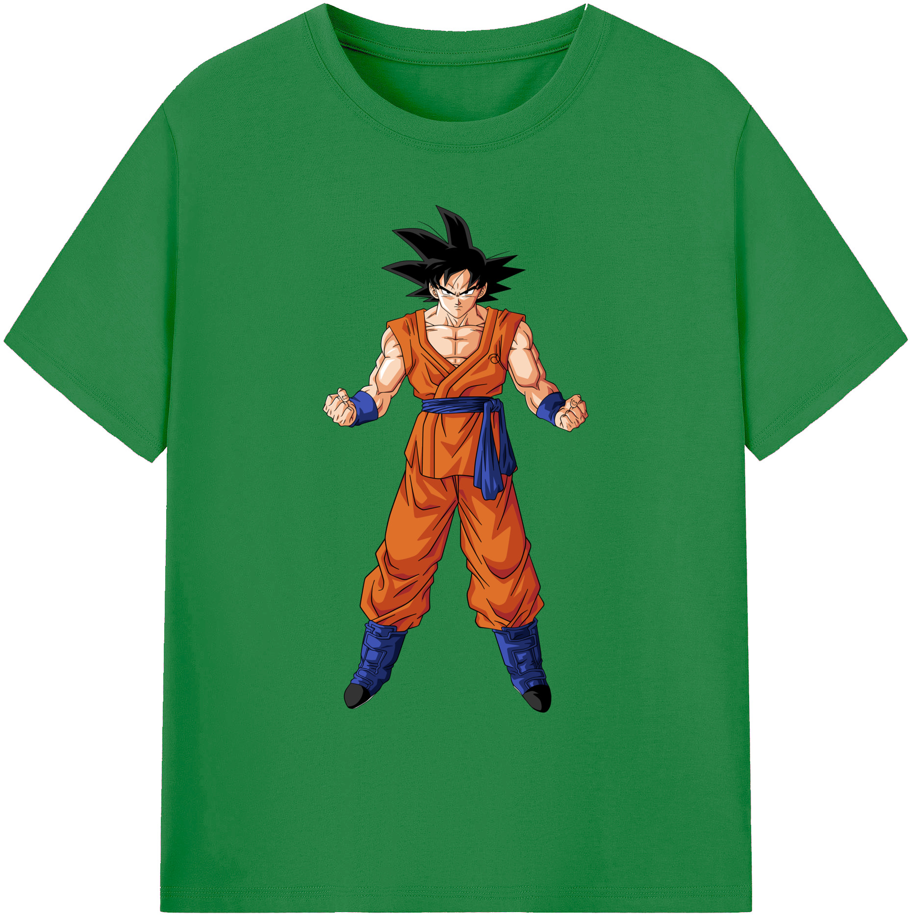 （画像用） ドラゴンボール 孫悟空（そん ごくう）Son Goku カカロット DRAGON BALL Kakarotto 綿100％ メンズ半袖Tシャツ｜肌触りやわらか＆通気性