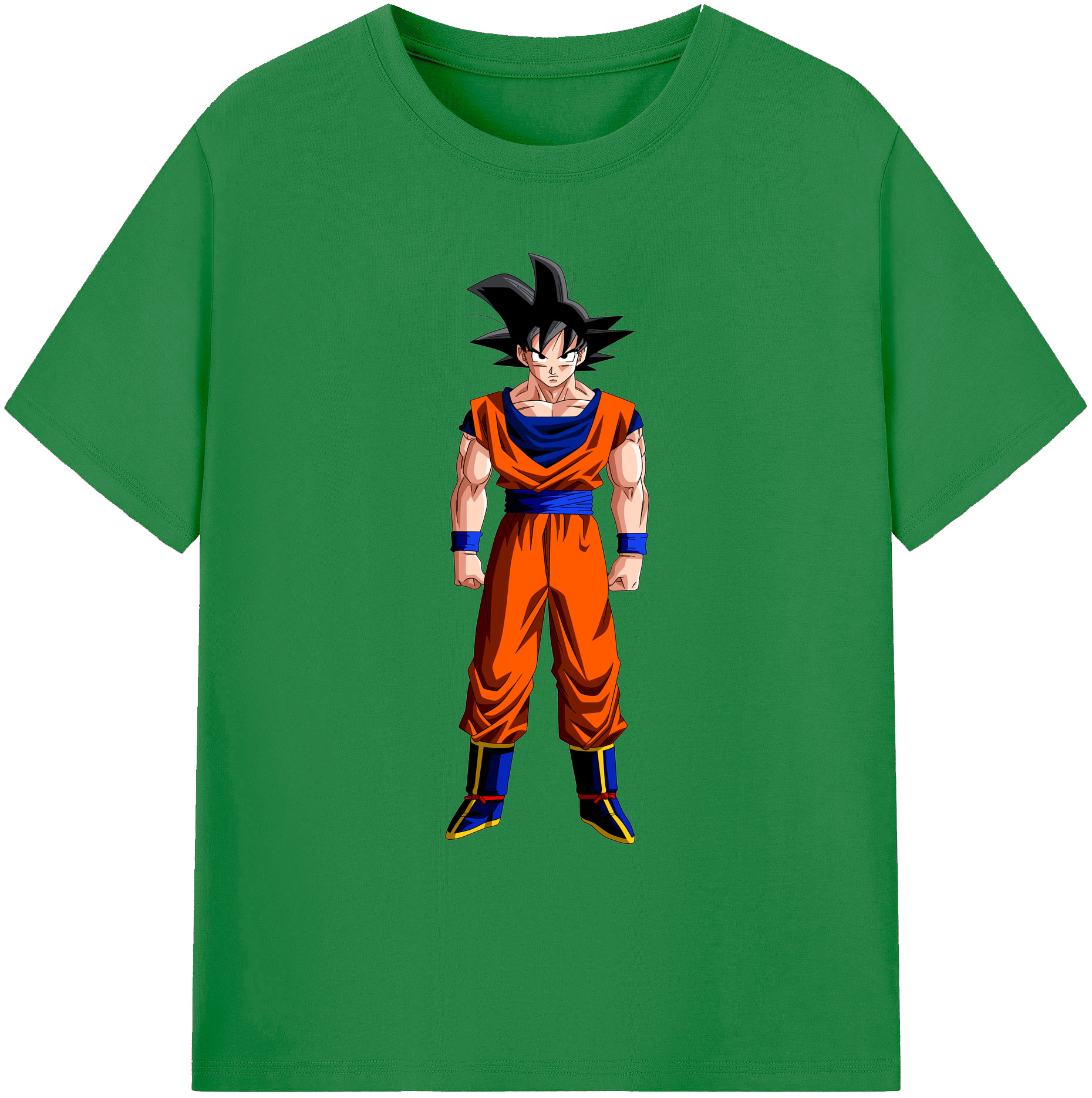 （画像用） ドラゴンボール 孫悟空（そん ごくう）Son Goku カカロット DRAGON BALL Kakarotto 綿100％ メンズ半袖Tシャツ｜肌触りやわらか＆通気性