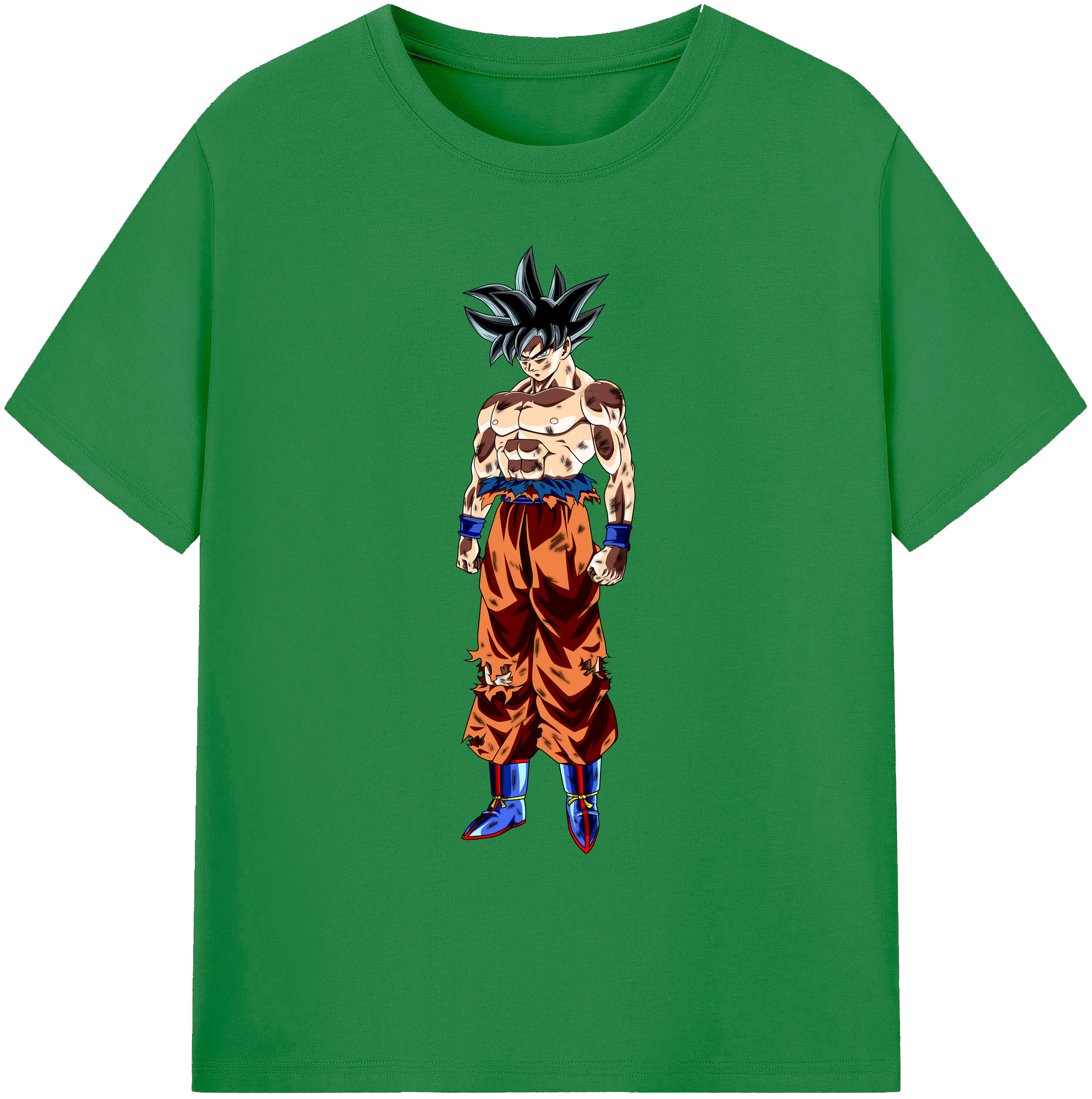 （画像用） ドラゴンボール 孫悟空（そん ごくう）Son Goku カカロット DRAGON BALL Kakarotto 綿100％ メンズ半袖Tシャツ｜肌触りやわらか＆通気性