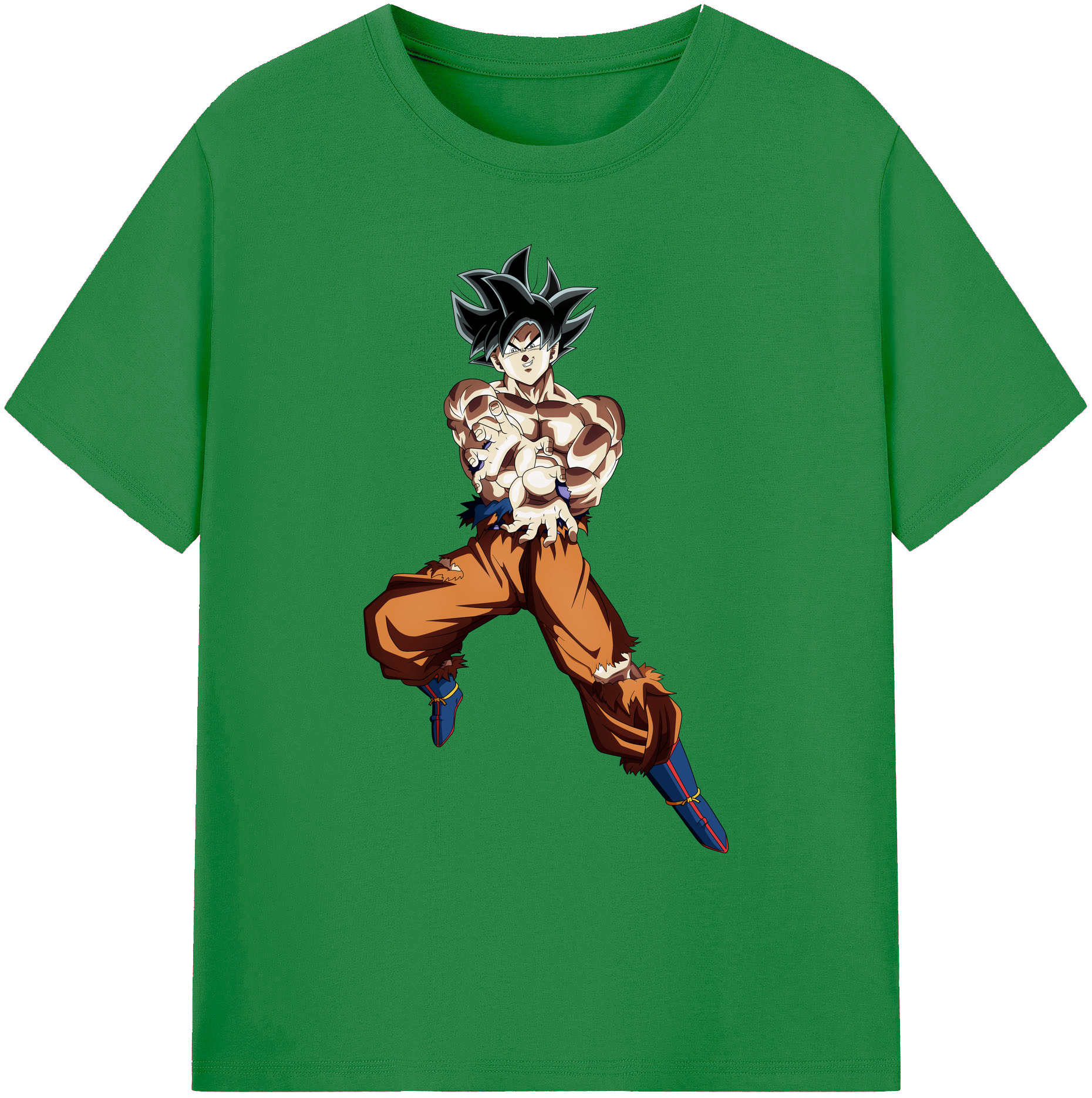 （画像用） ドラゴンボール 孫悟空（そん ごくう）Son Goku カカロット DRAGON BALL Kakarotto 綿100％ メンズ半袖Tシャツ｜肌触りやわらか＆通気性