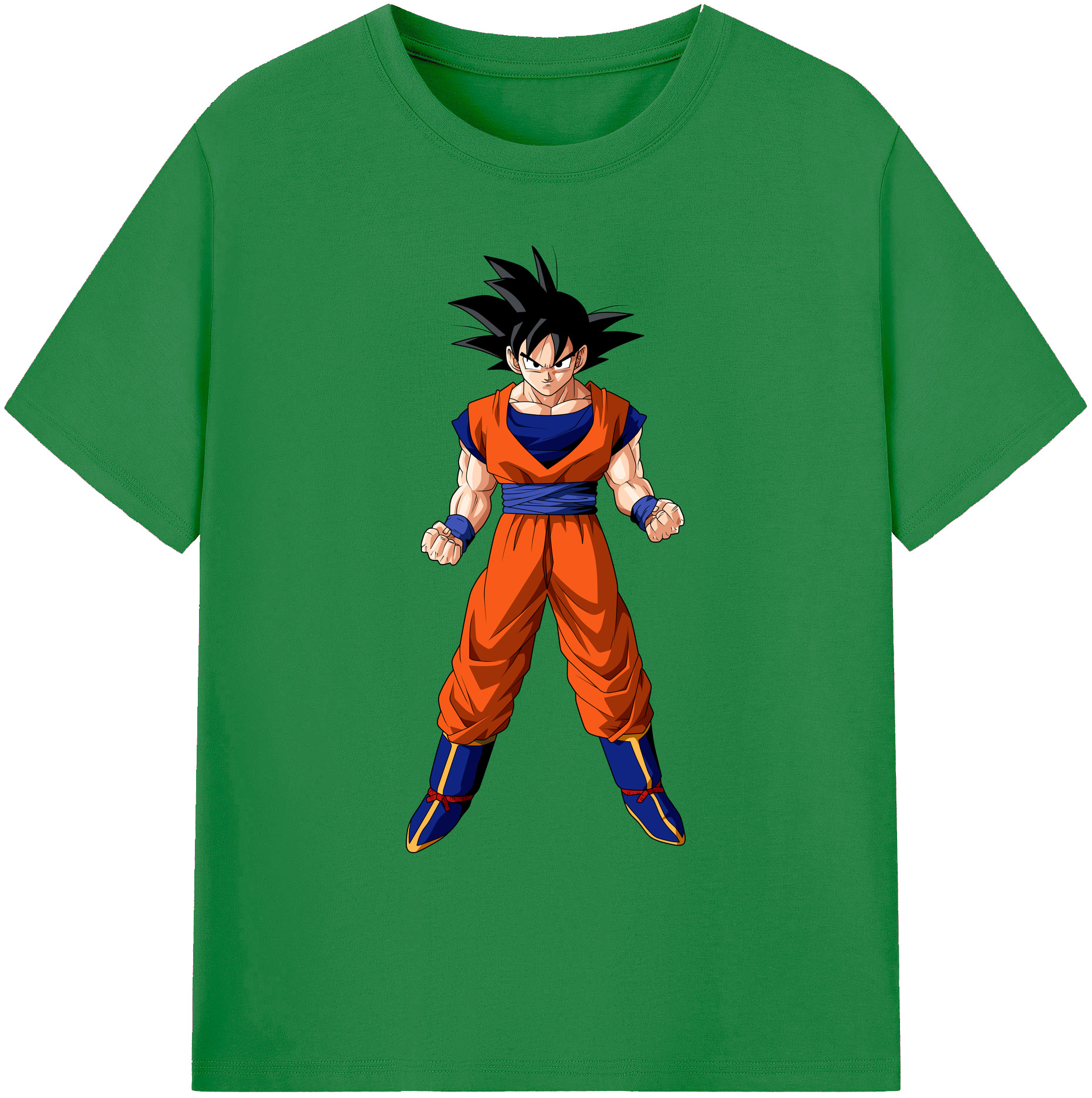 （画像用） ドラゴンボール 孫悟空（そん ごくう）Son Goku カカロット DRAGON BALL Kakarotto 綿100％ メンズ半袖Tシャツ｜肌触りやわらか＆通気性