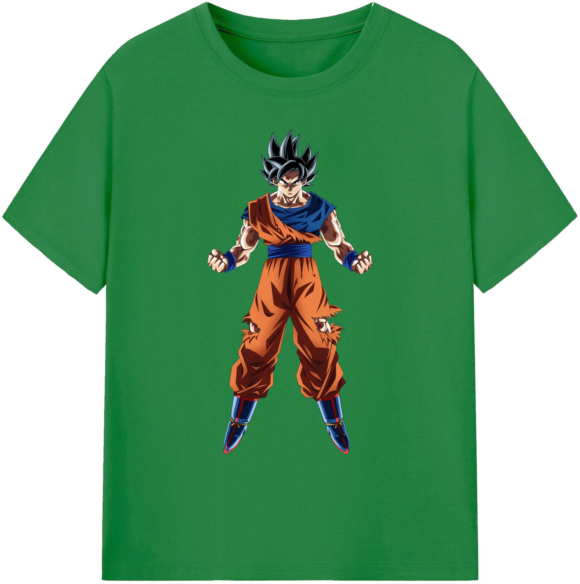 （画像用） ドラゴンボール 孫悟空（そん ごくう）Son Goku カカロット DRAGON BALL Kakarotto 綿100％ メンズ半袖Tシャツ｜肌触りやわらか＆通気性