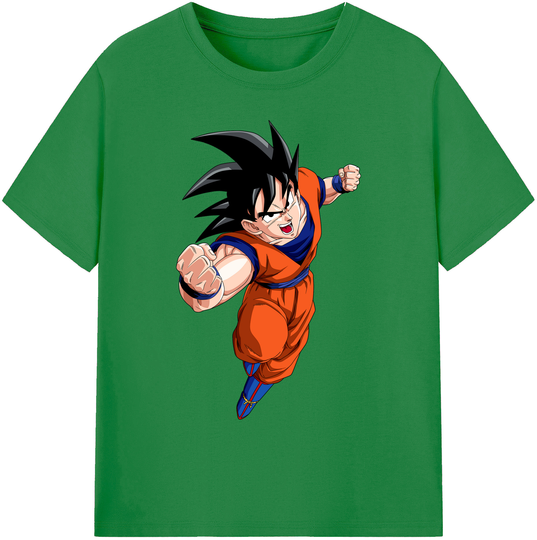 （画像用） ドラゴンボール 孫悟空（そん ごくう）Son Goku カカロット DRAGON BALL Kakarotto 綿100％ メンズ半袖Tシャツ｜肌触りやわらか＆通気性