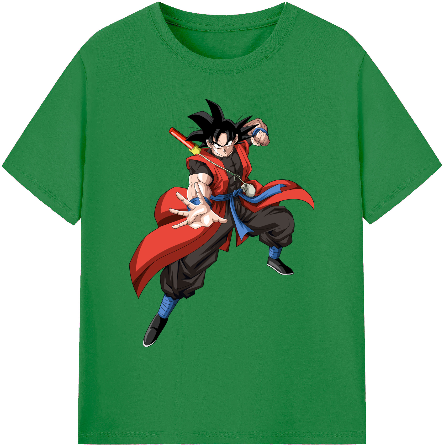 （画像用） ドラゴンボール 孫悟空（そん ごくう）Son Goku カカロット DRAGON BALL Kakarotto 綿100％ メンズ半袖Tシャツ｜肌触りやわらか＆通気性