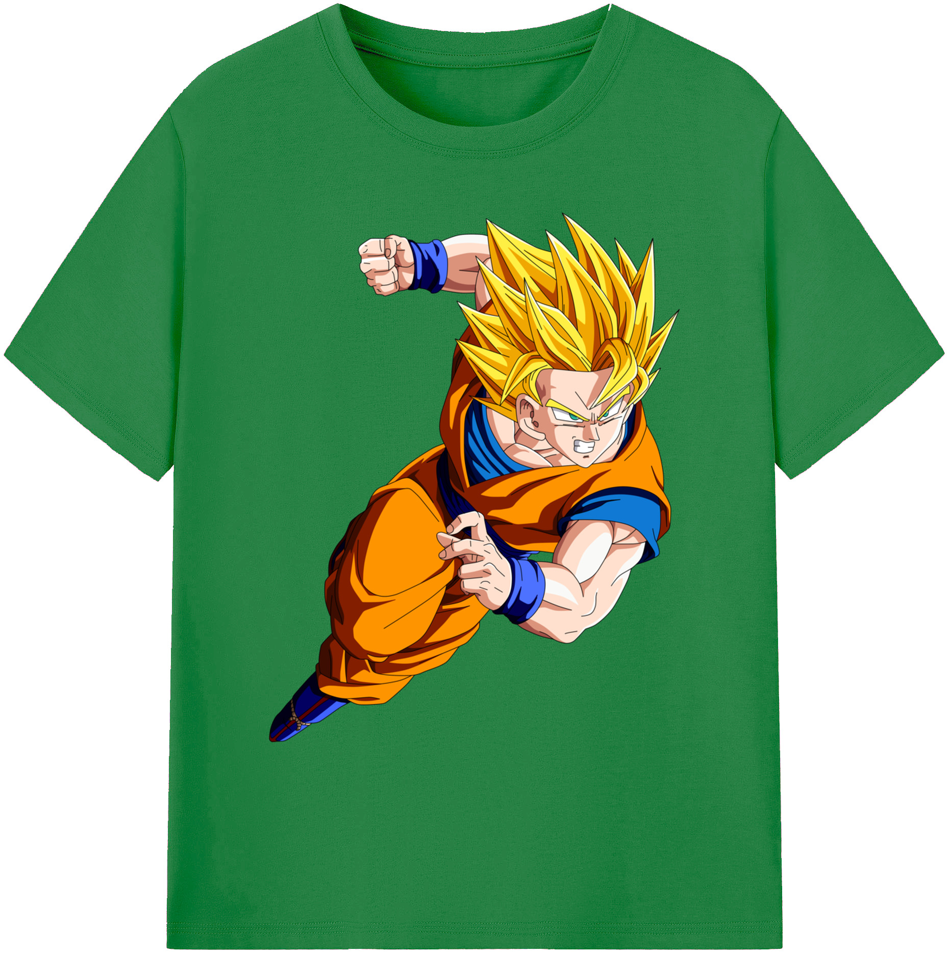 （画像用） ドラゴンボール 孫悟空（そん ごくう）Son Goku カカロット DRAGON BALL Kakarotto 綿100％ メンズ半袖Tシャツ｜肌触りやわらか＆通気性
