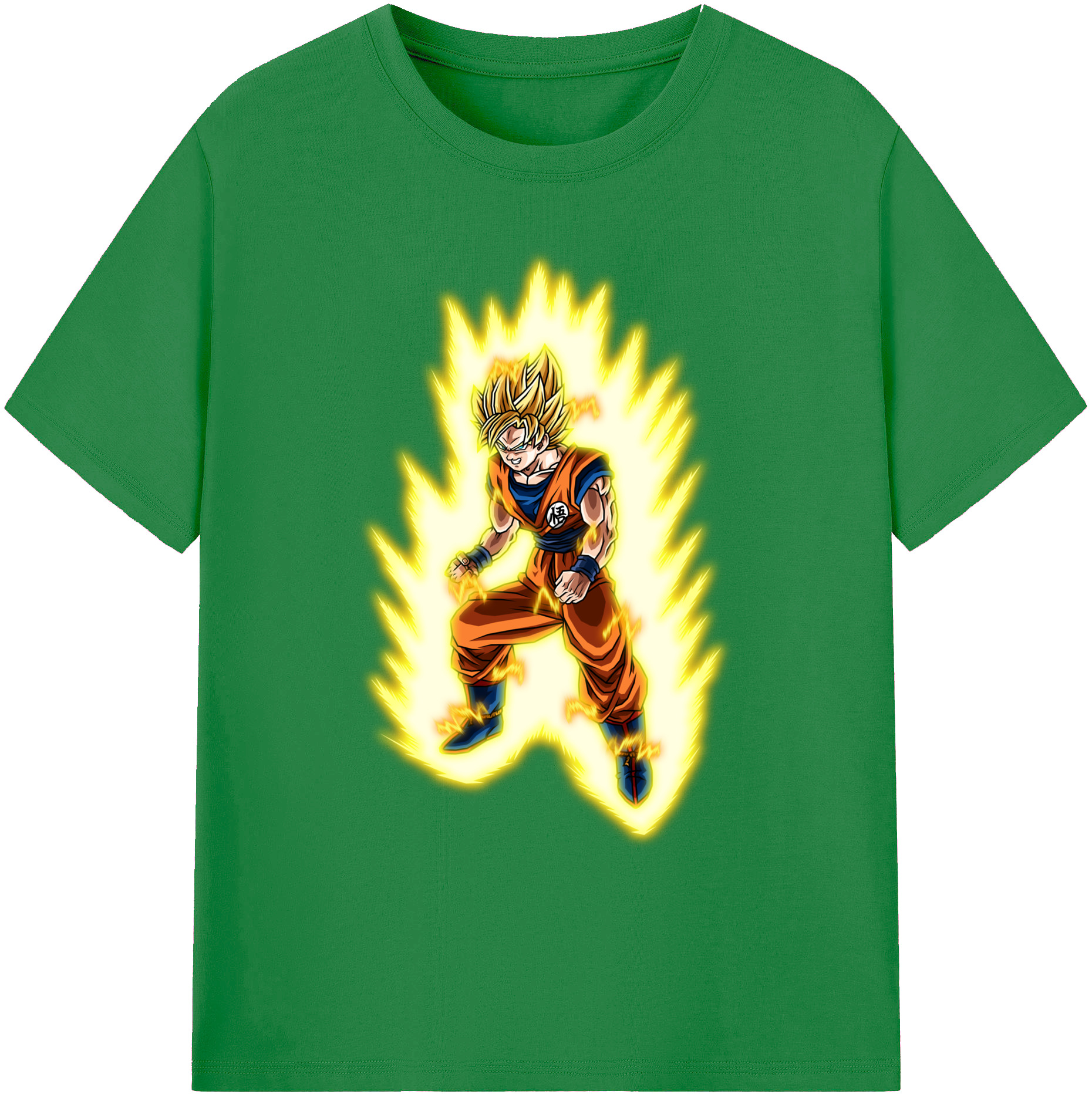 （画像用） ドラゴンボール 孫悟空（そん ごくう）Son Goku カカロット DRAGON BALL Kakarotto 綿100％ メンズ半袖Tシャツ｜肌触りやわらか＆通気性