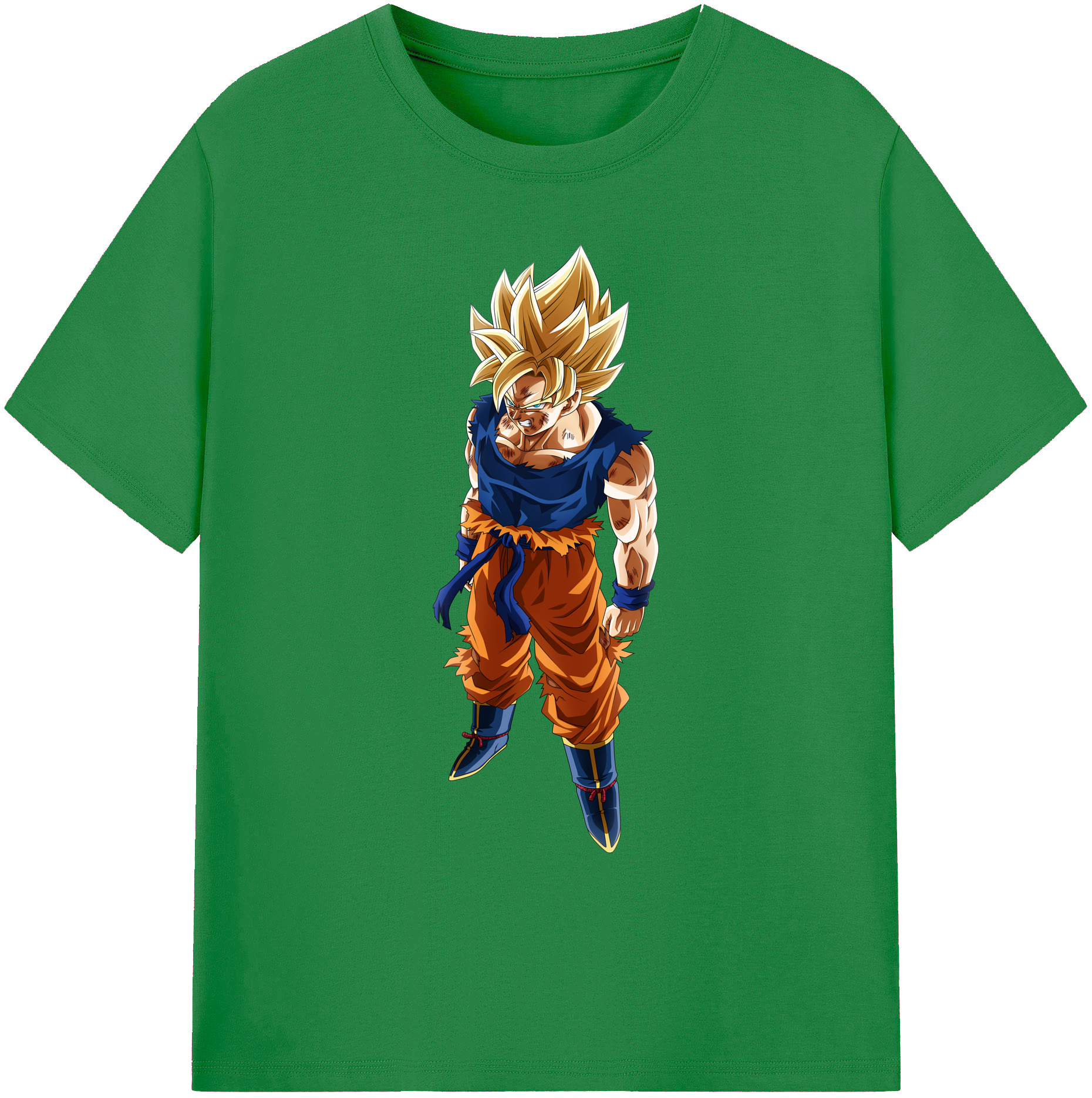 （画像用） ドラゴンボール 孫悟空（そん ごくう）Son Goku カカロット DRAGON BALL Kakarotto 綿100％ メンズ半袖Tシャツ｜肌触りやわらか＆通気性