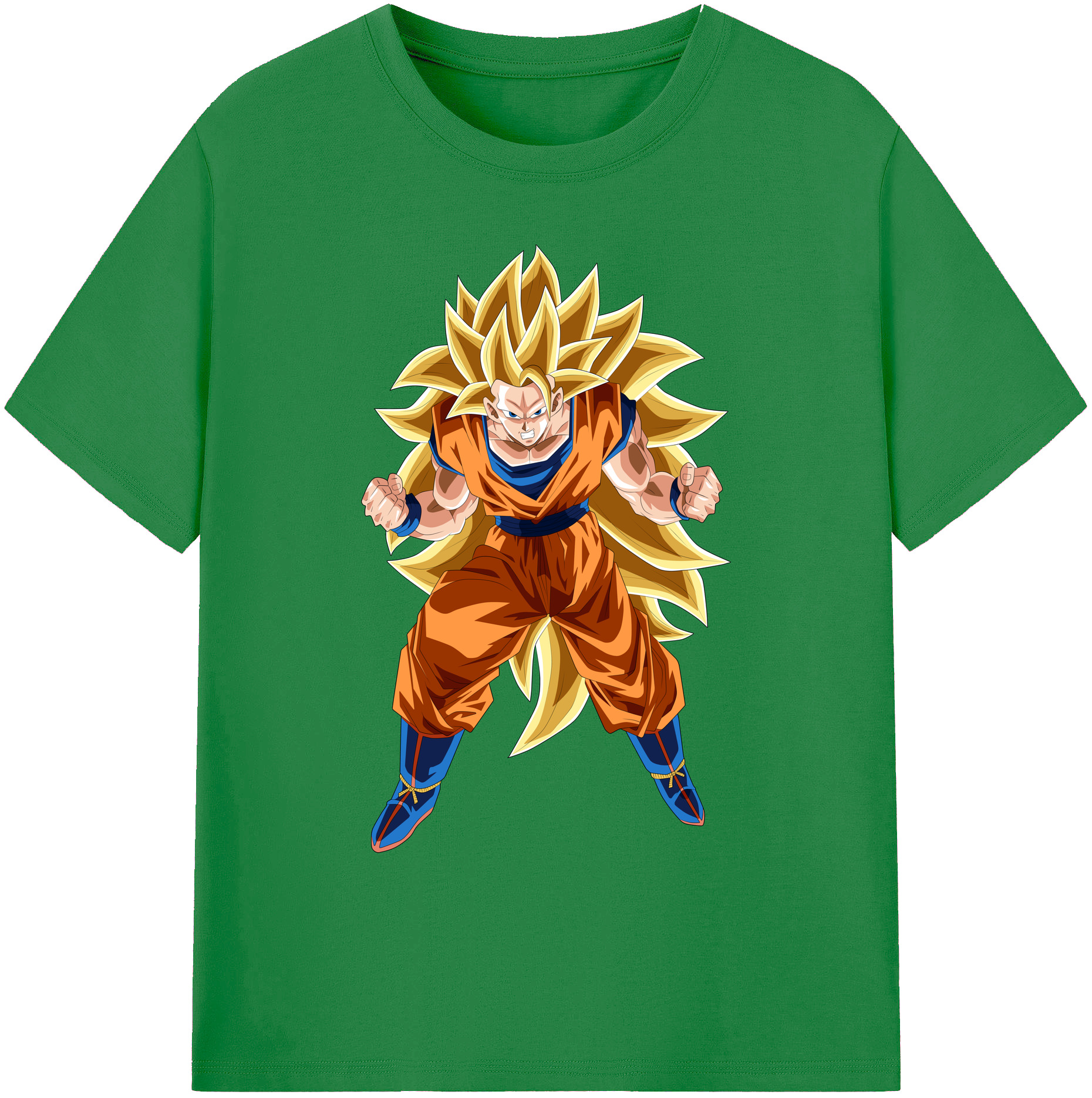 （画像用） ドラゴンボール 孫悟空（そん ごくう）Son Goku カカロット DRAGON BALL Kakarotto 綿100％ メンズ半袖Tシャツ｜肌触りやわらか＆通気性